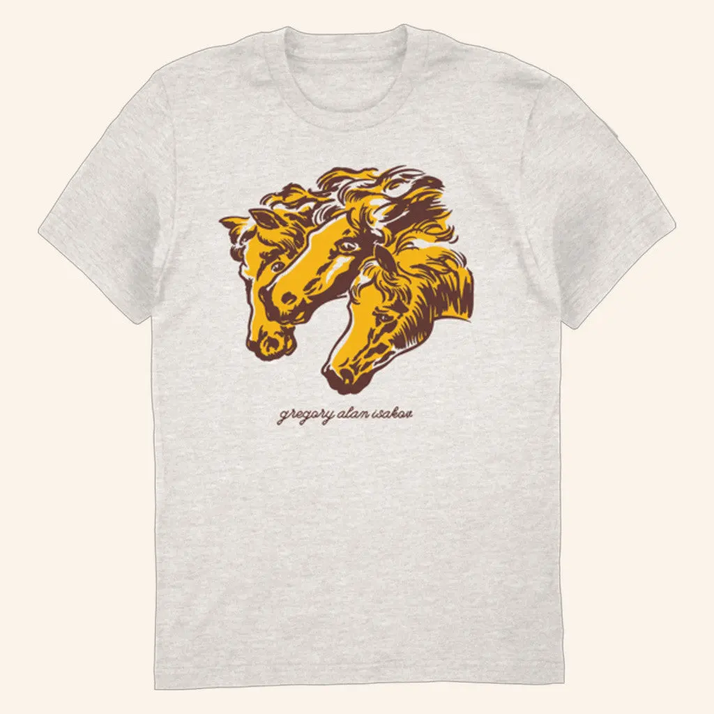 Gregory Alan Isakov Merch Three Horses TShirt Gifts For Friends