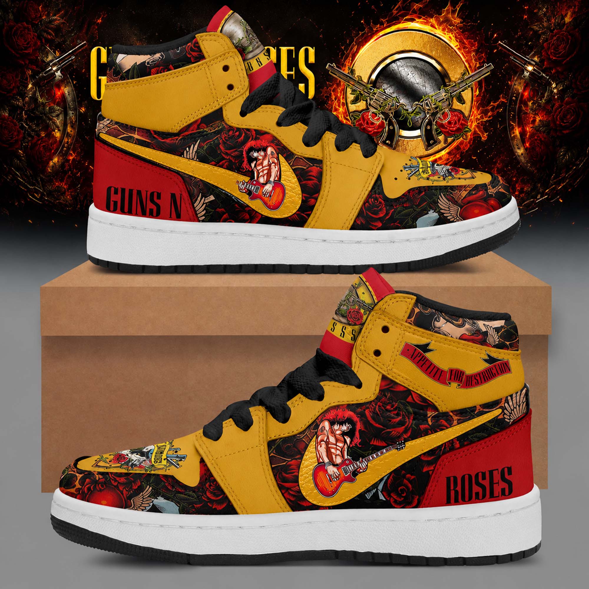 Guns N Roses World Tour 2026 Exclusive Casual Footwear