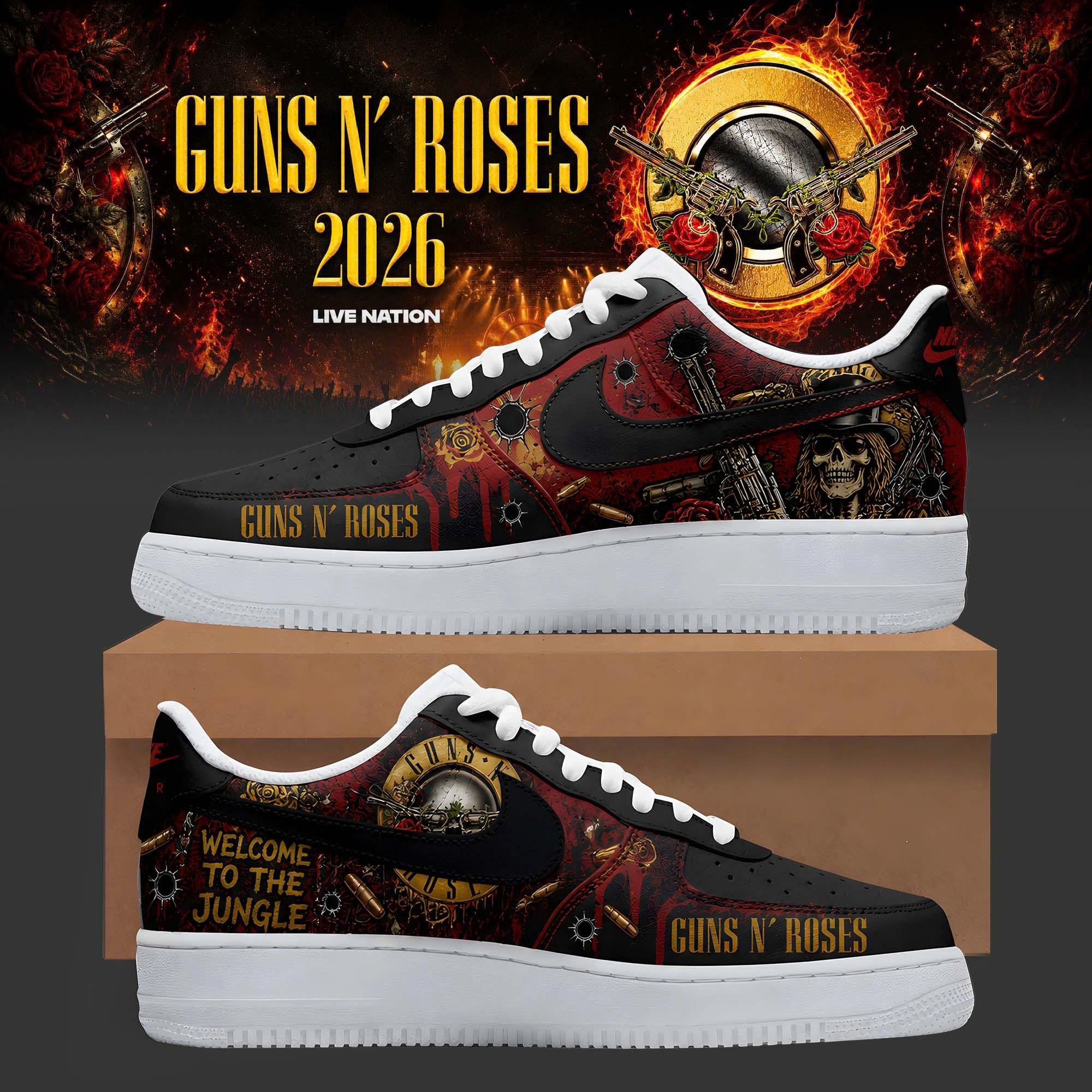 Guns N Roses World Tour 2026 Signature Fan Footwear