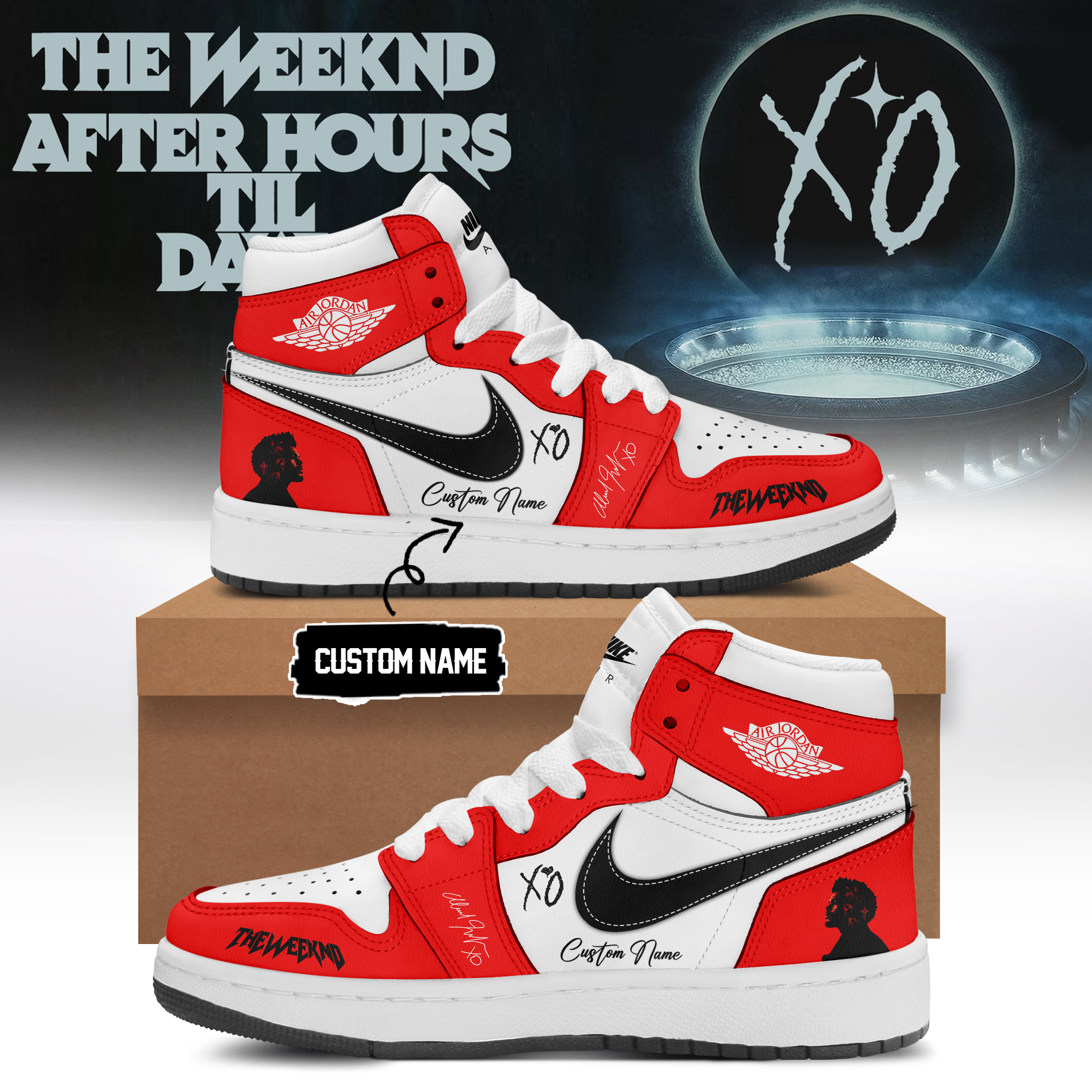 HV After Hours Till Dawn Tour 2026 Collector Edition High Top Sneakers