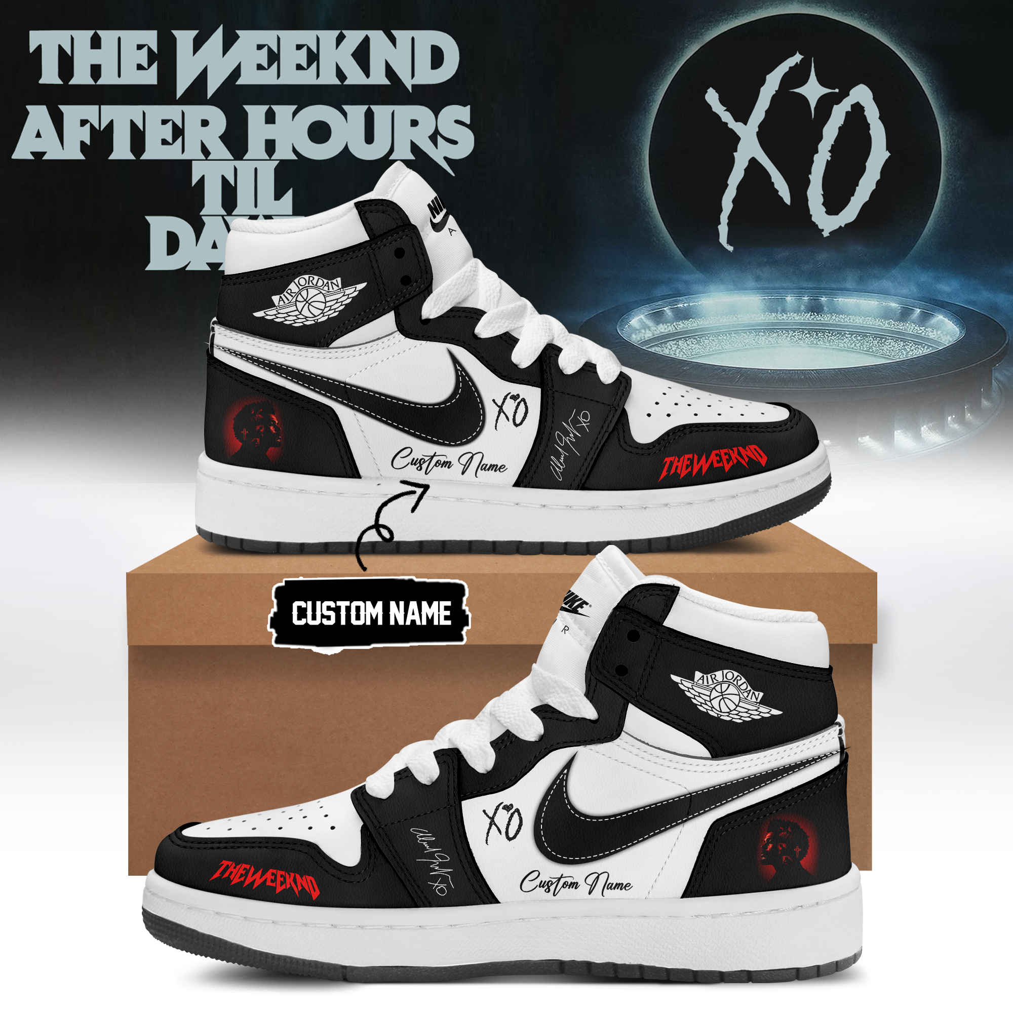 HV After Hours Till Dawn Tour 2026 Limited Edition High Top Sneakers