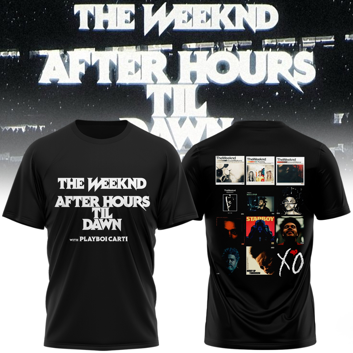 HV After Hours Till Dawn Tour 2026 Limited Edition T Shirt
