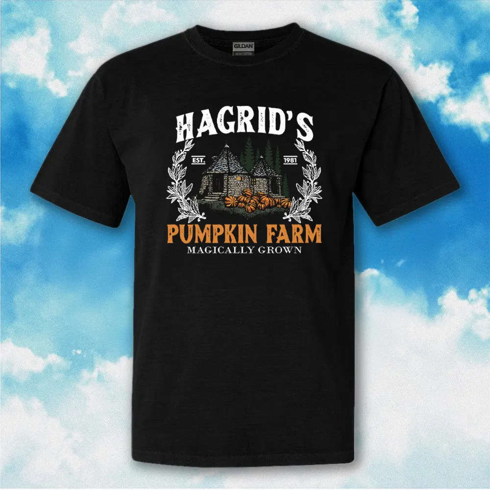 Hagrids Est 1981 Pumpkin Farm Magically Grown Halloween TShirt Spooky Shirt
