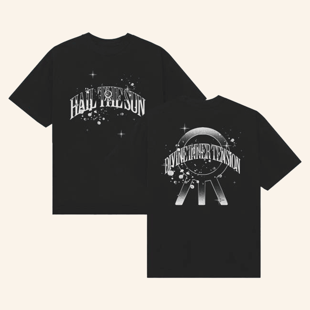 Hail The Merch Monochrome Chrome TShirt Gifts For Friends