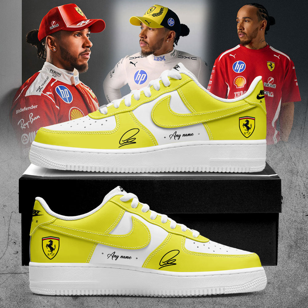 Hamilton Scuderia Ferrari Collector Signature Fan Sneakers