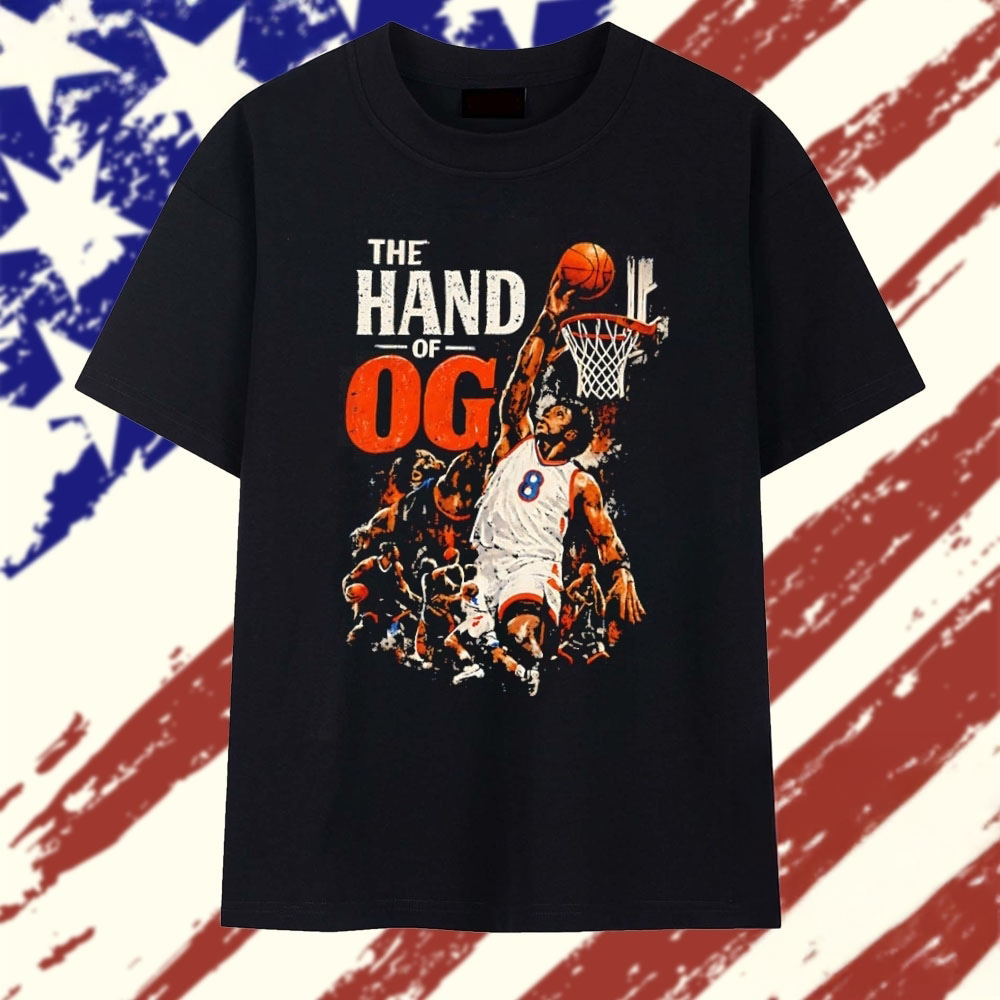 Hand of OG Basketball Player No. 8 Graphic TShirt