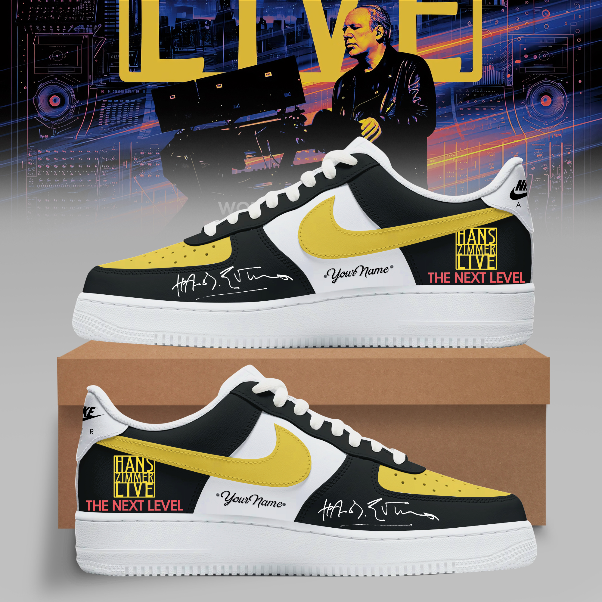 Hans Zimmer The Next Level Live Collection High Top Sneakers