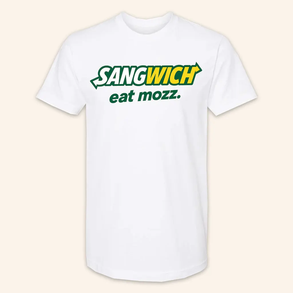 Hardcoreitalians Merch Sangwich Eat Mozz TShirt Gift For Boyfriend