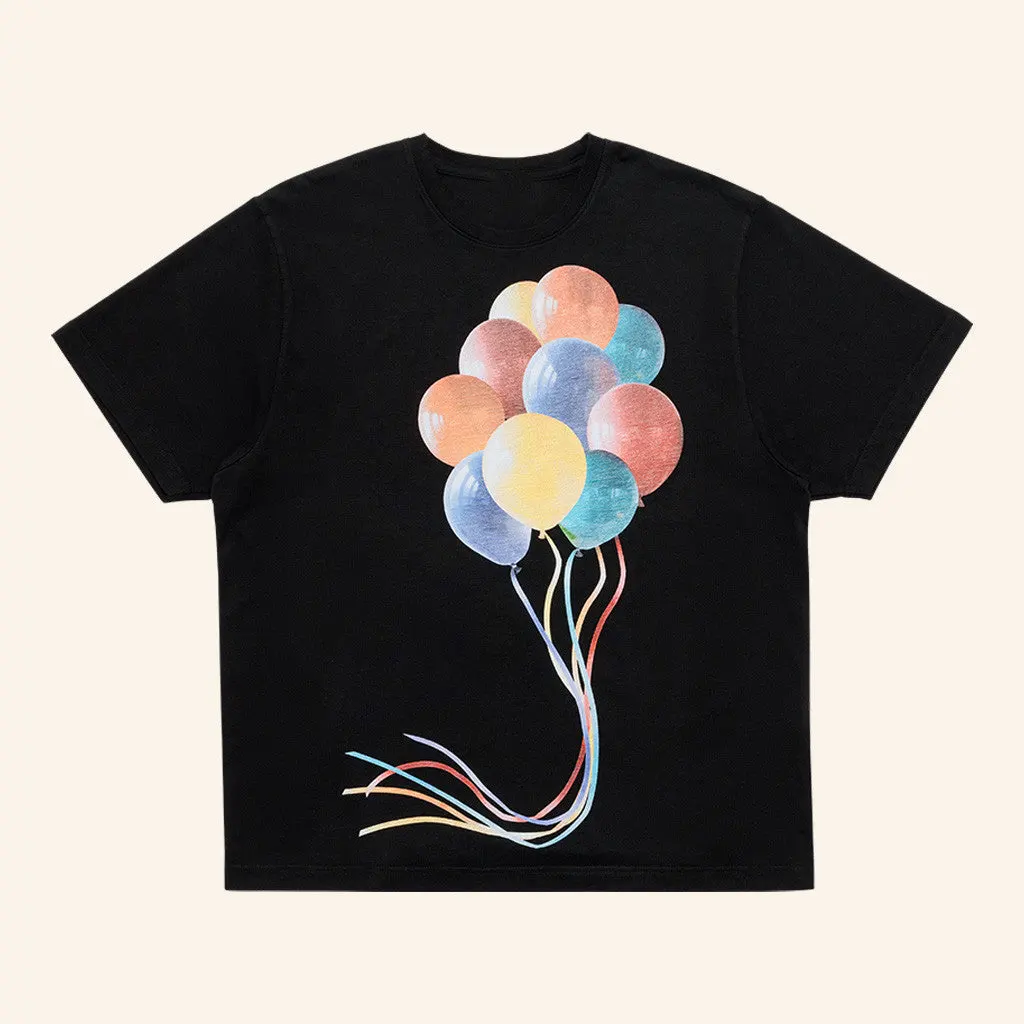 Harry Styles Pleasing Merch The Pleasing x JW Anderson Bunch Of Balloons TShirt Black