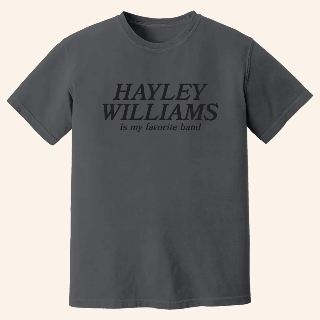 Hayley Williams Merch HW Is My Favorite Band TShirt Best Gifts For Music Lovers