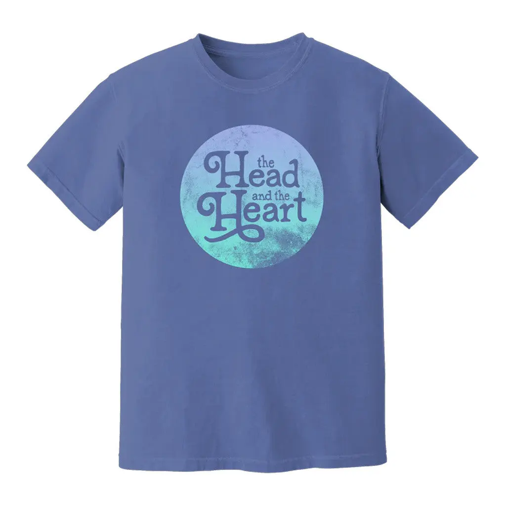 Head And The Heart Merch Periwinkle Gradient TShirt Presents For Music Lovers
