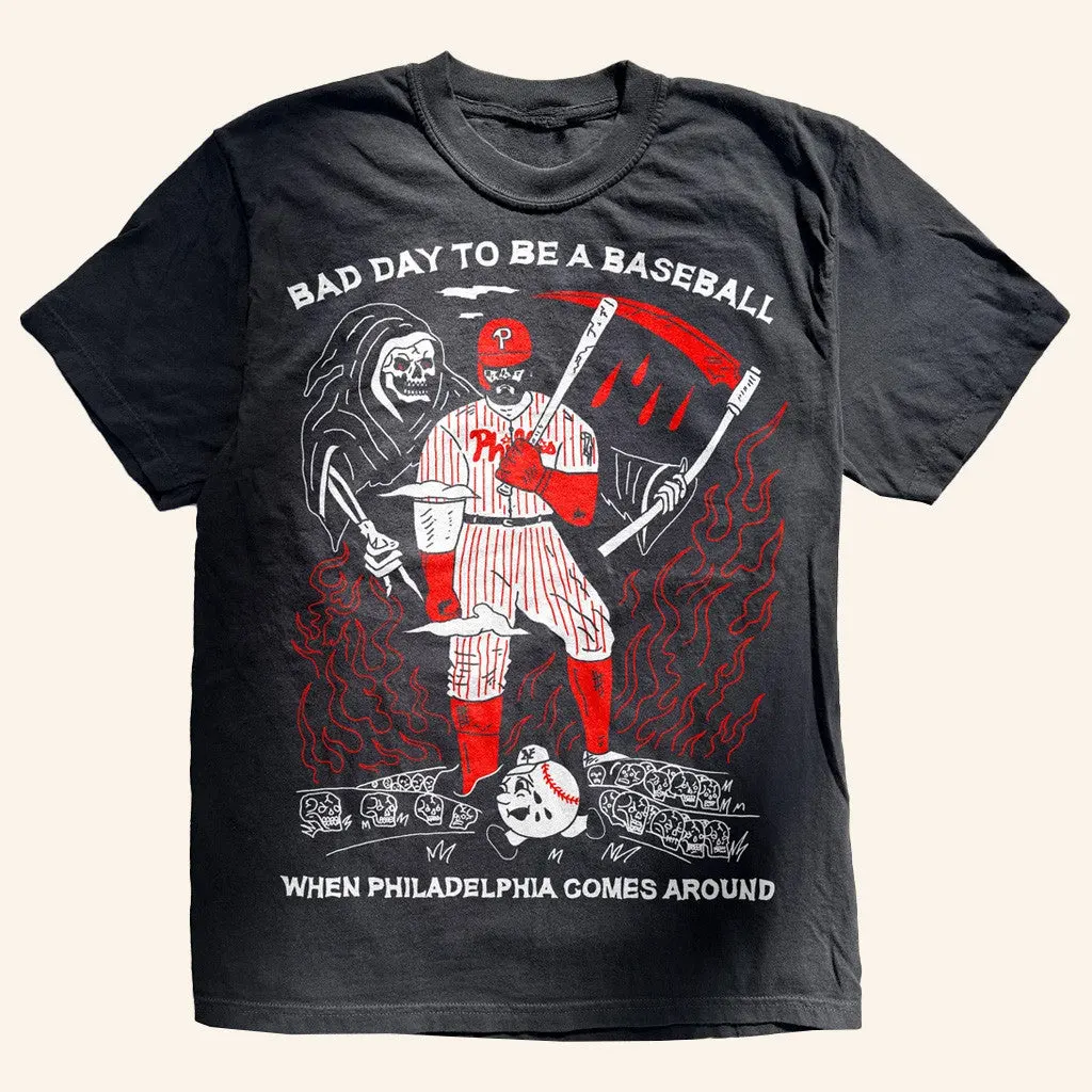 Heavyslime Merch Bad Day To Be A Baseball TShirt Gifts For Dad