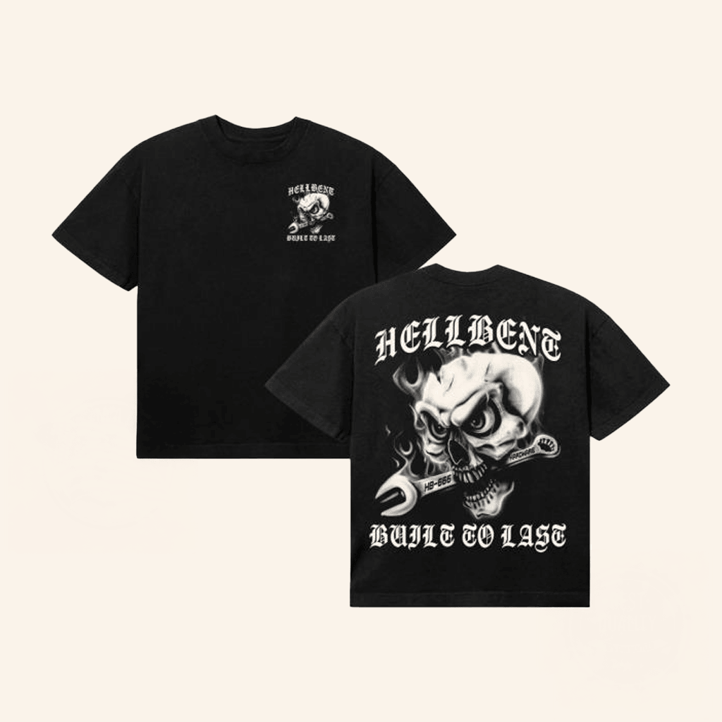 Hellbent Records Merch Built To Last TShirt Gift Ideas For Dad