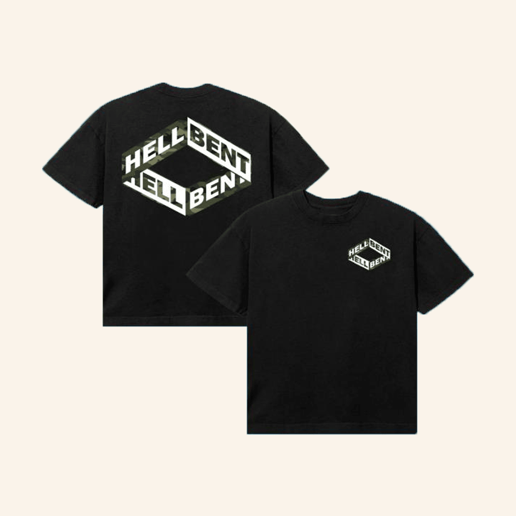 Hellbent Records Merch Camo Hellbent Logo TShirt Gift Ideas For Dad