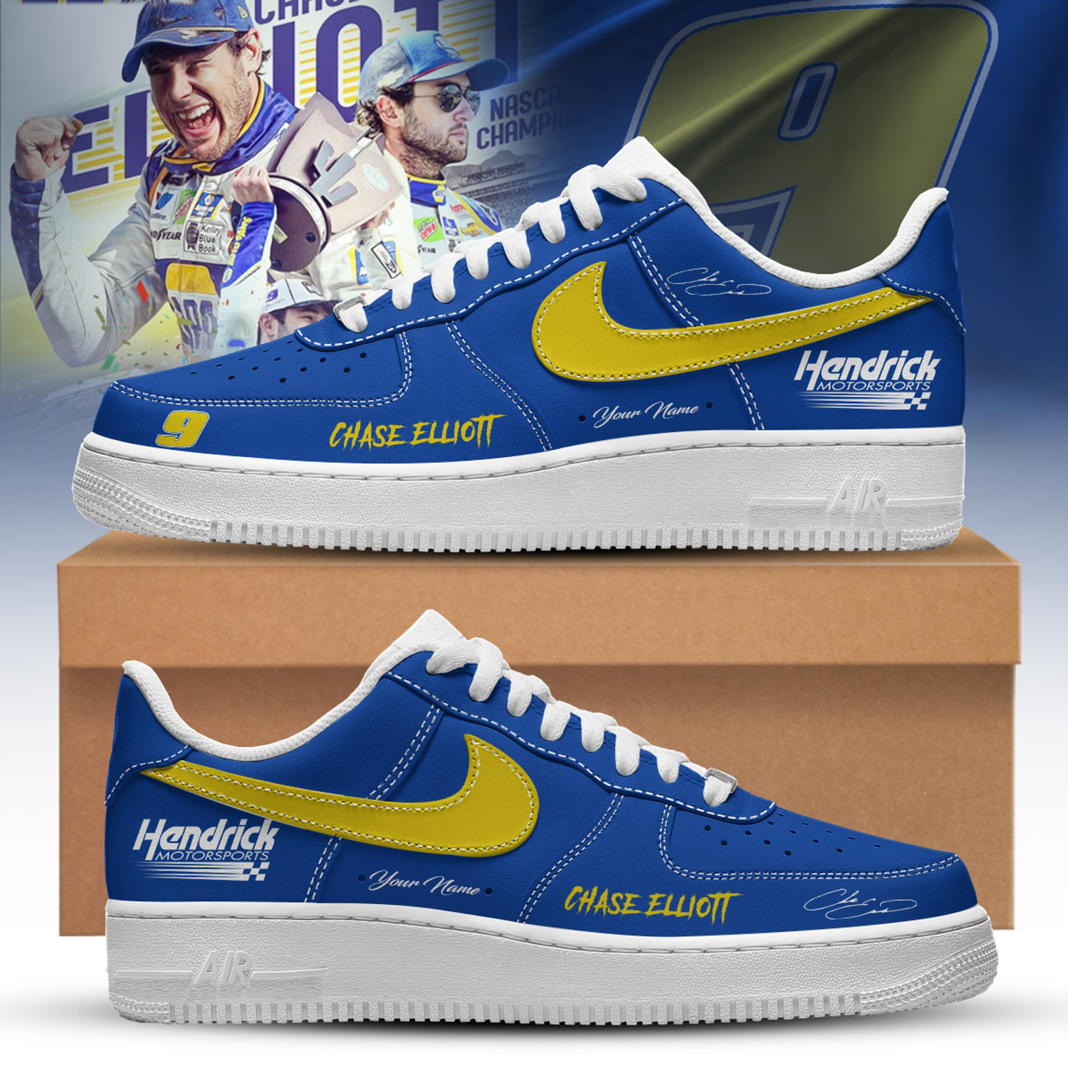 Hendrick Motorsports Chase Elliott 2026 Limited Edition High Top Sneakers