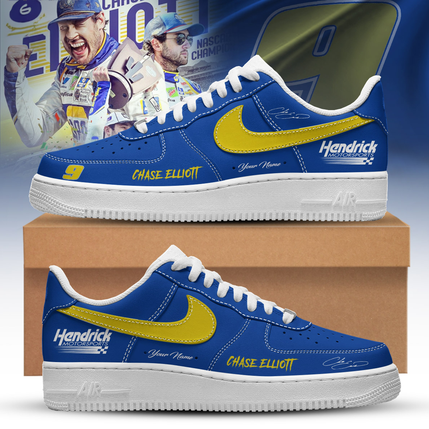 Hendrick Motorsports Chase Elliott 2026 Limited Edition High Top Sneakers