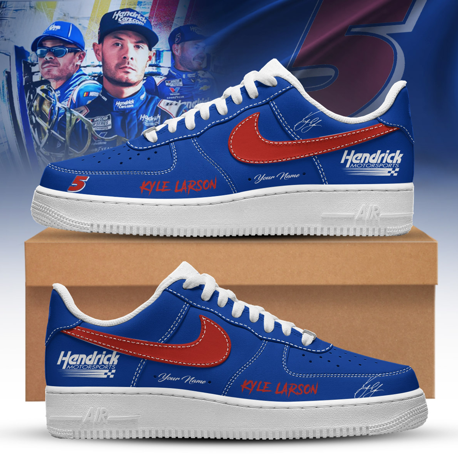 Hendrick Motorsports Kyle Larson 2026 Limited Edition High Top Sneakers