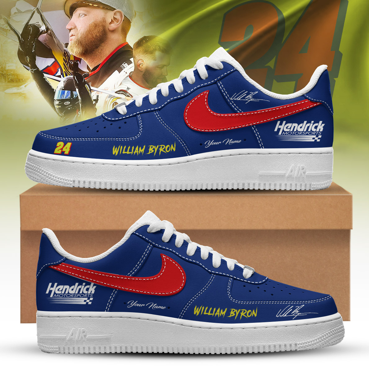 Hendrick Motorsports William Byron 2026 Limited Edition Casual Shoes