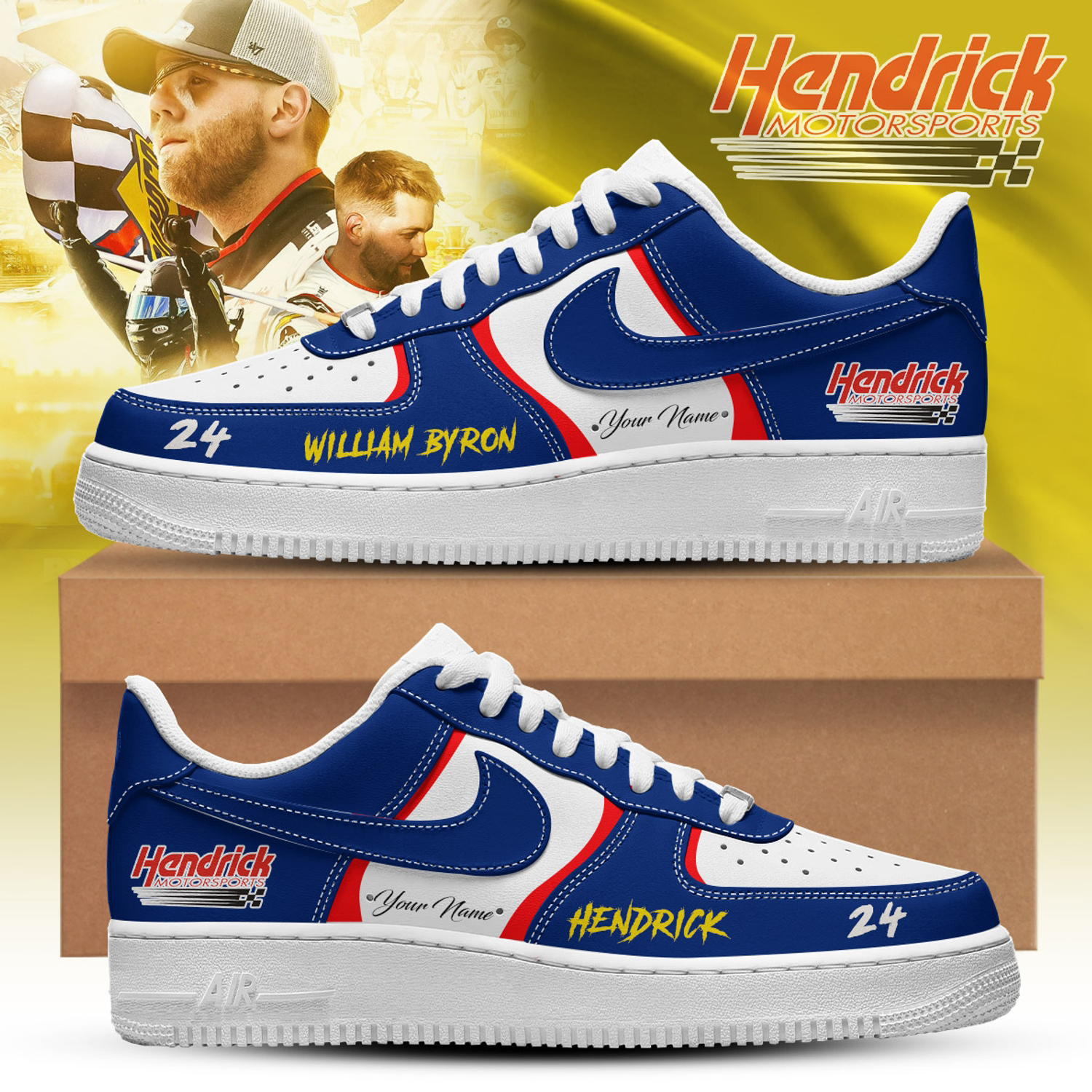 Hendrick Motorsports William Byron 2026 Limited Edition Casual Shoes