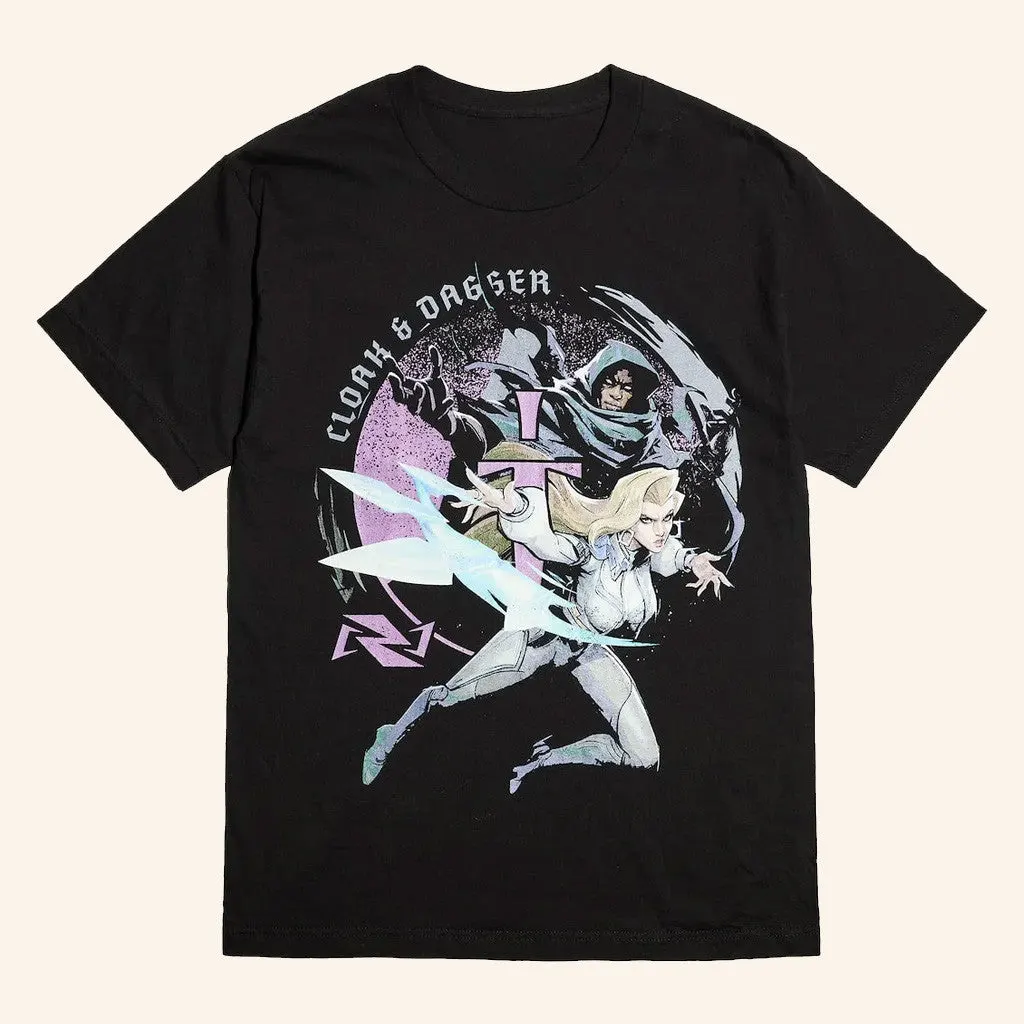 Heroesvillains Merch Marvel Rivals Cloak And Dagger Forge TShirt Gifts For Besties