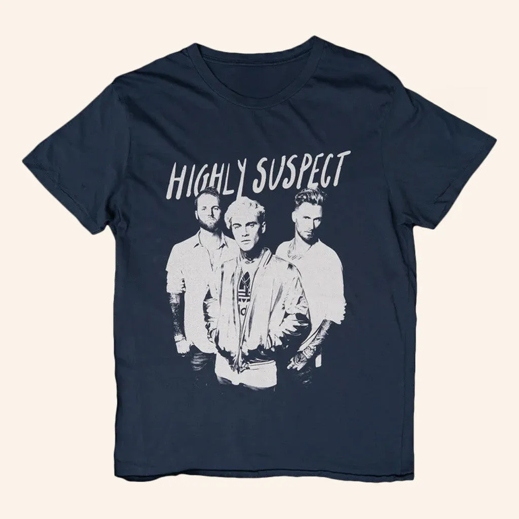 Highly Suspect Merch ThreePiece Blue TShirt Gifts For Dudes