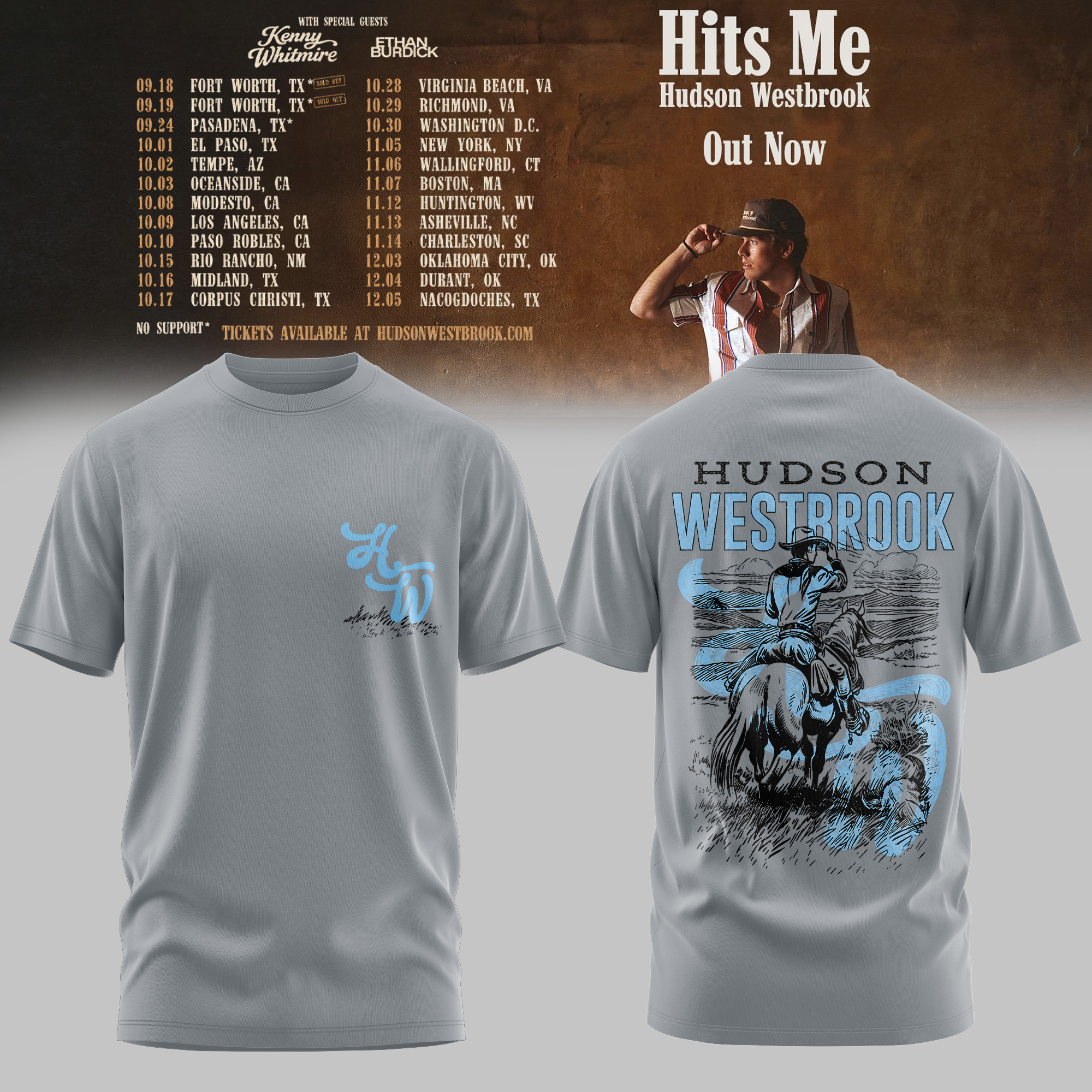 Hits Me Tour 2026 Collector Edition Music Fan T Shirt