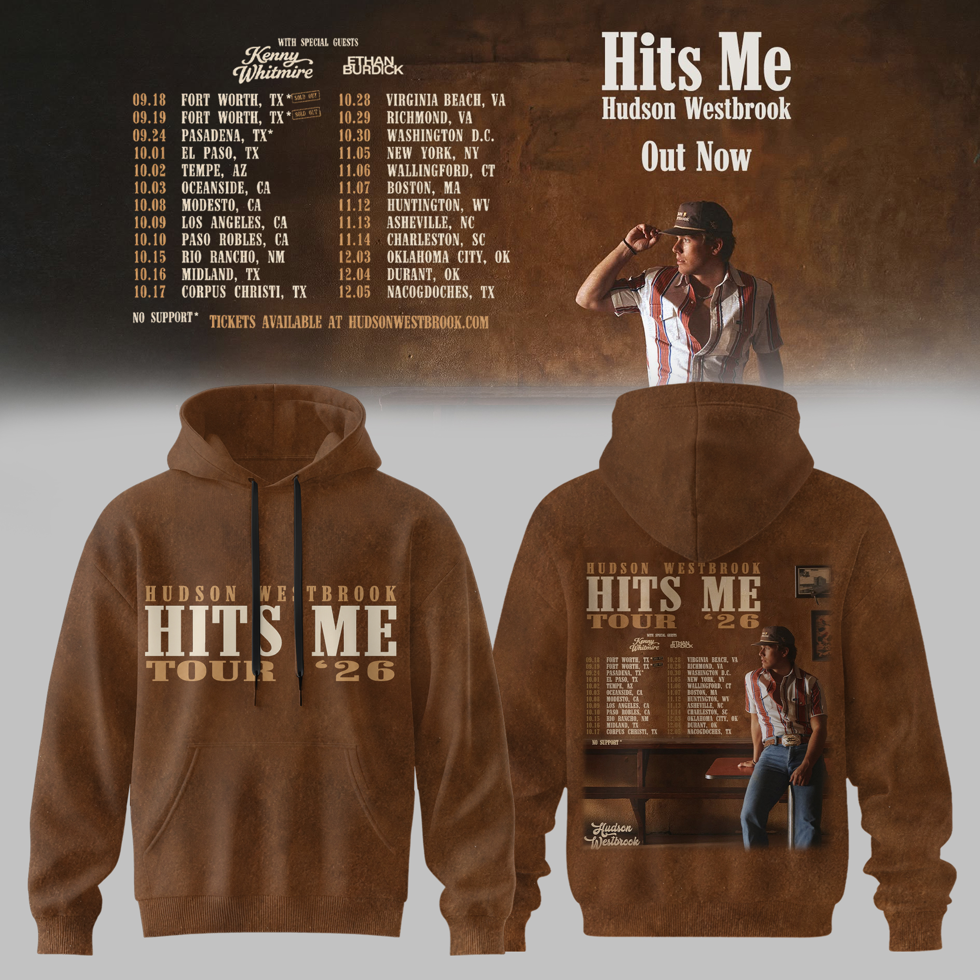 Hits Me Tour 2026 Limited Release Fan T Shirt