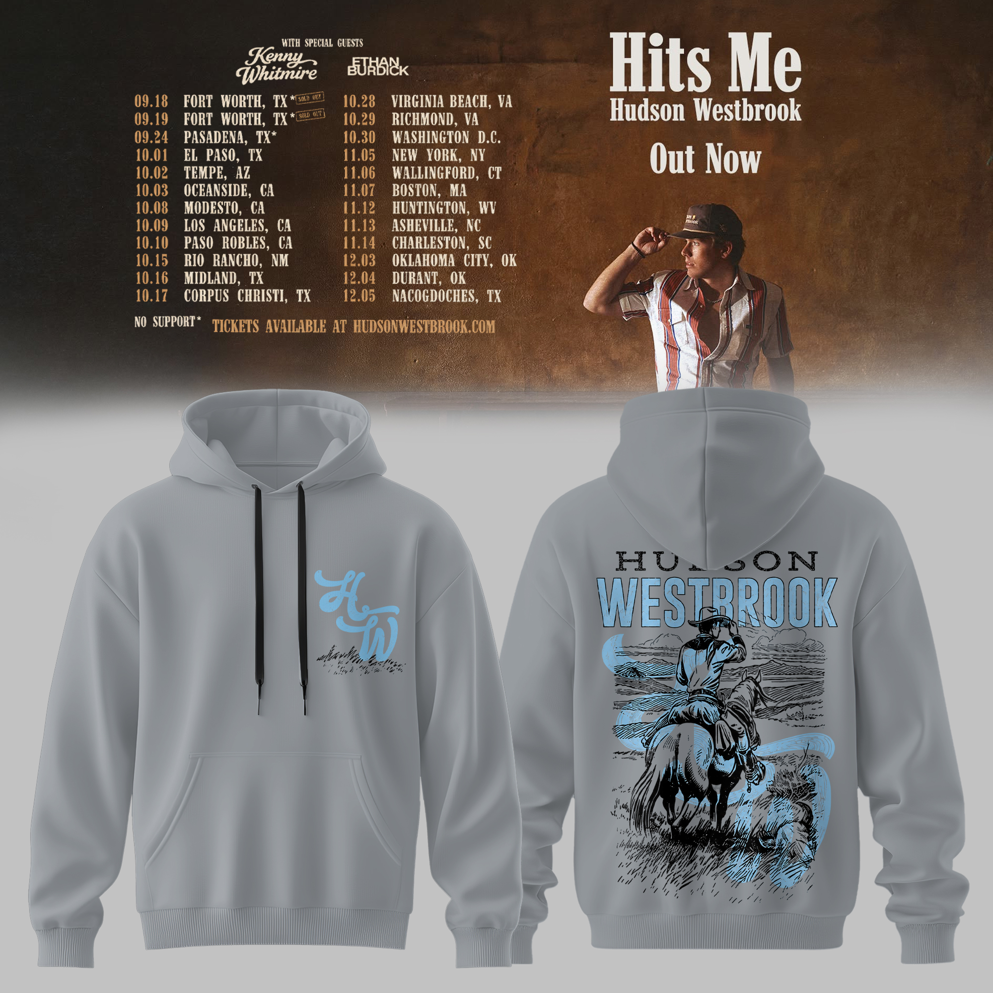 Hits Me Tour 2026 Premium Music Lover Tee
