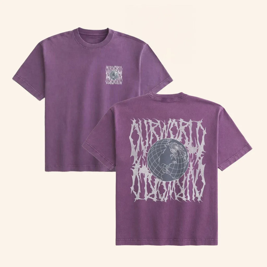 Hollister CO Merch Our World Graphic Wash TShirt Gifts For Her