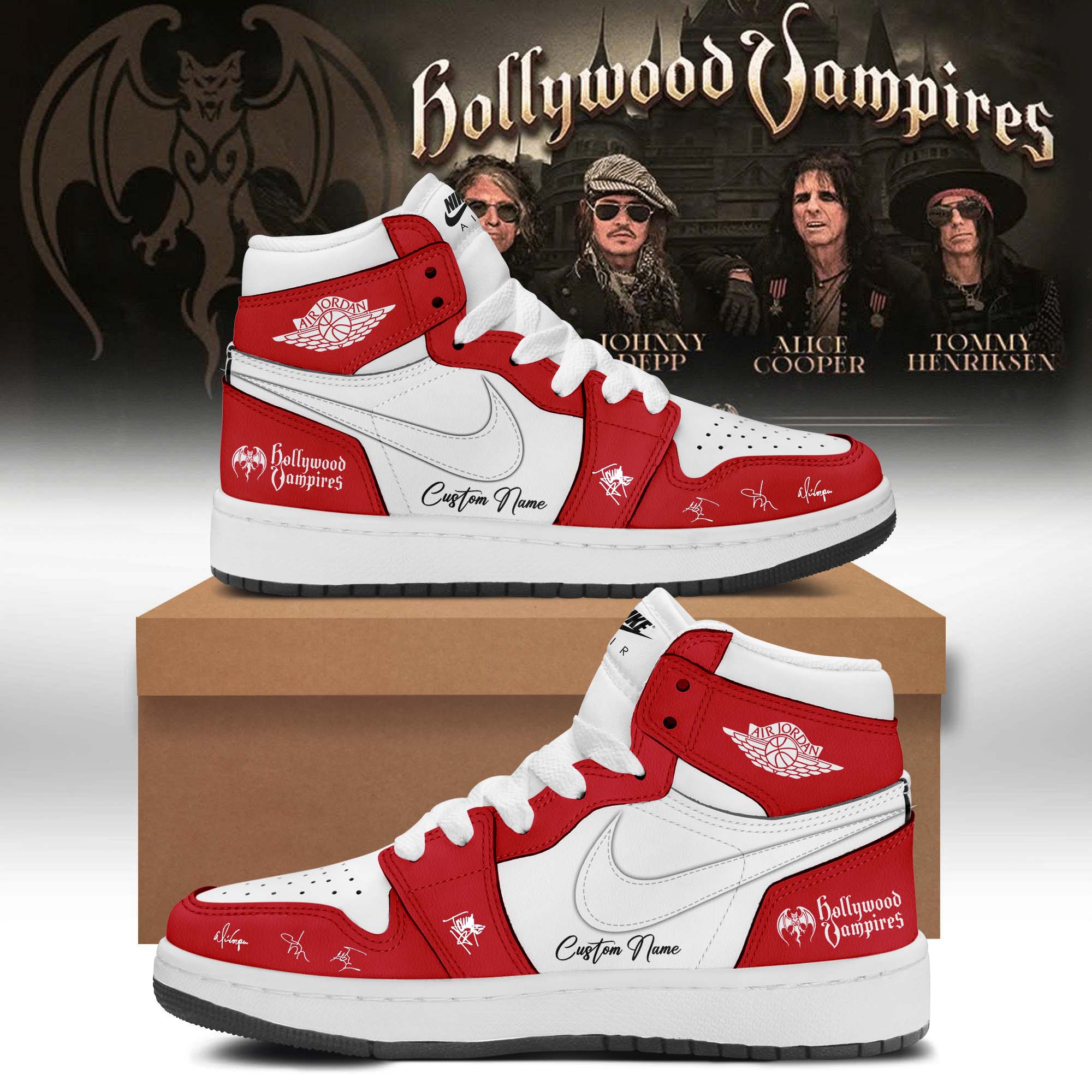Hollywood Vampires World Tour 2026 Tour Edition Sneakers