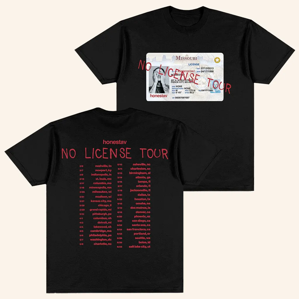 Honestav Merch Honestav License TShirt Present For Husband