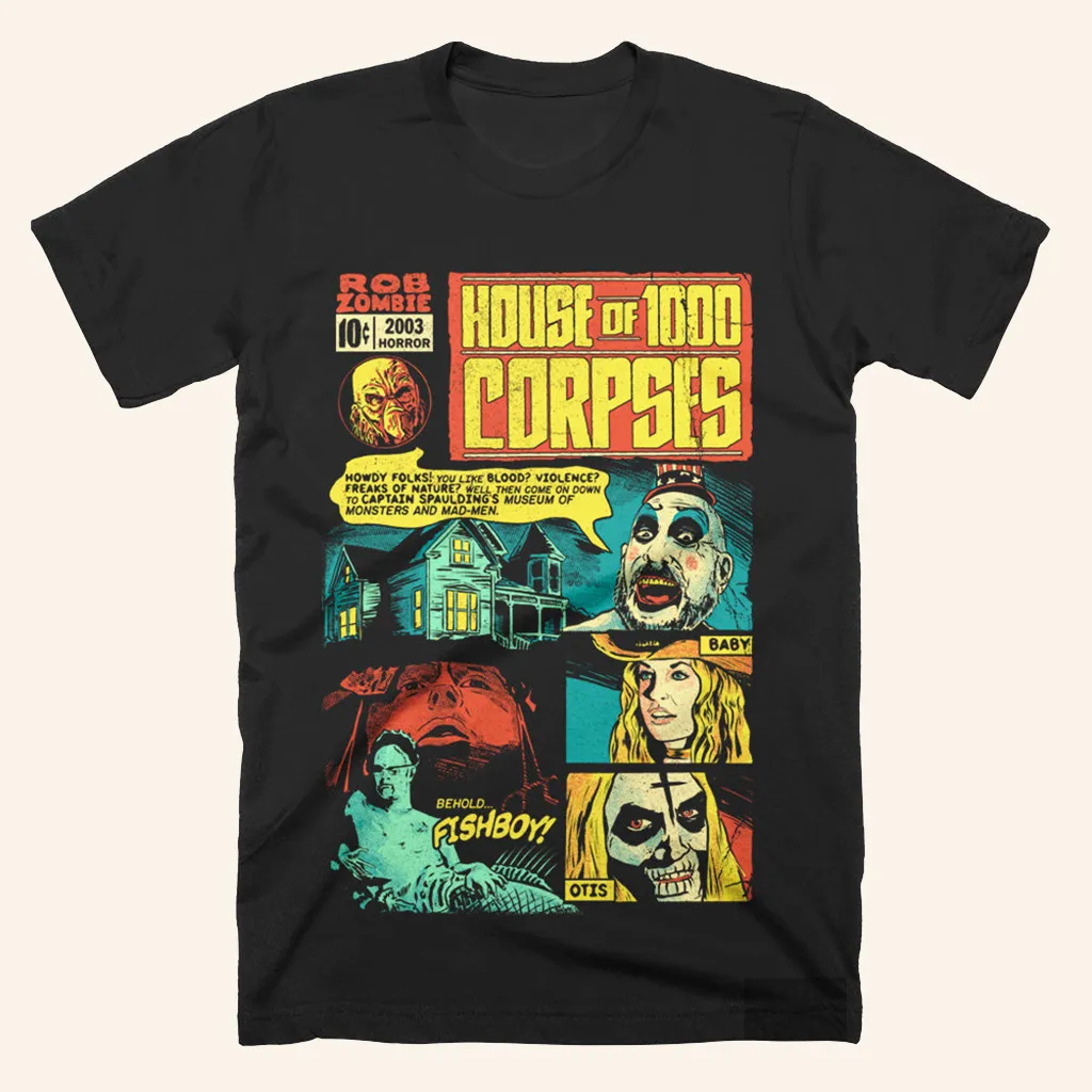 House Of 1000 Corpses Freaks Of Nature TShirt Halloween Merch Gifts For Dad