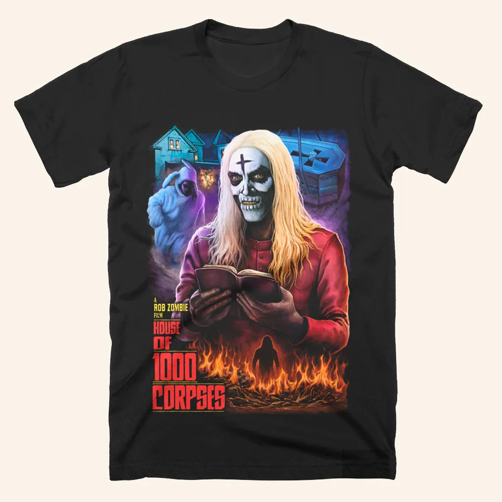 House Of 1000 Corpses No Funny Books TShirt Halloween Merch Gifts For Friends