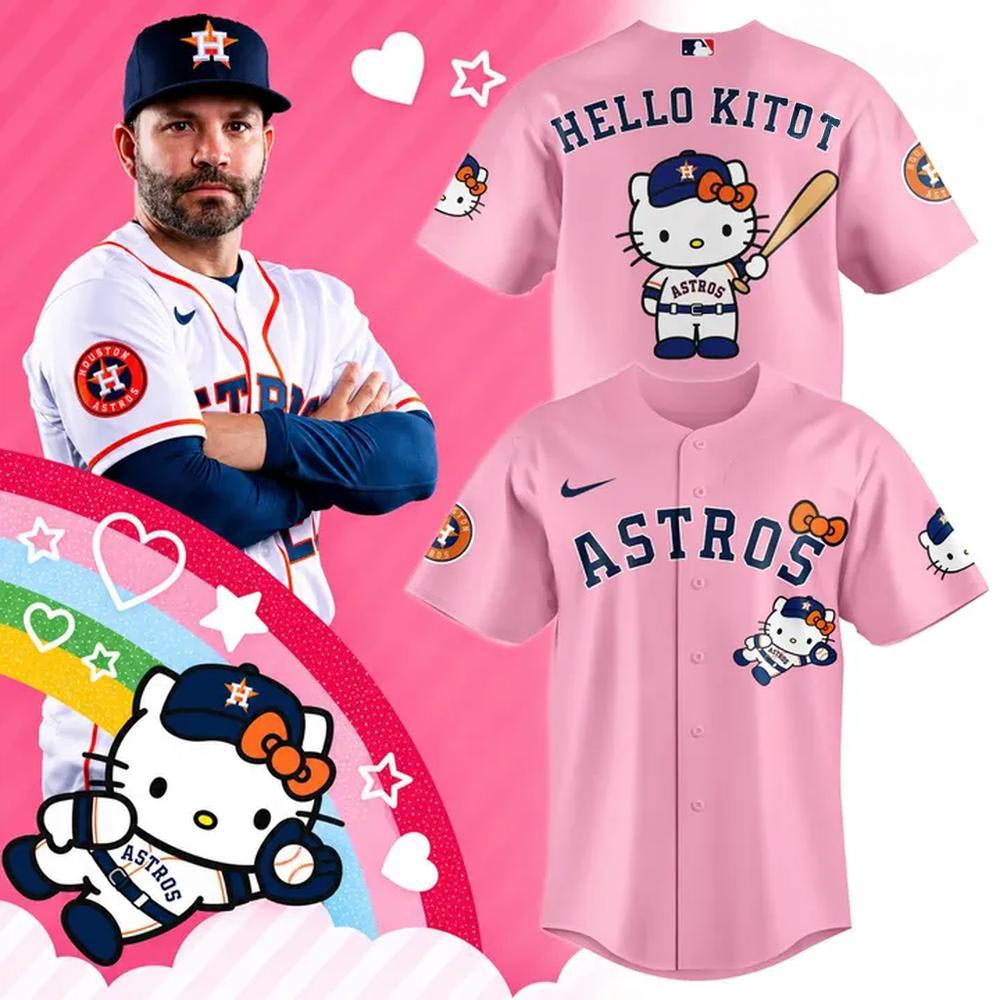 Houston Astros Hello Kitty 2026 Baseball Jersey Limited Edition Fan Collection 1 - Unicasport Houston Astros Hello Kitty 2026 Baseball Jersey Limited Edition Fan Collection
