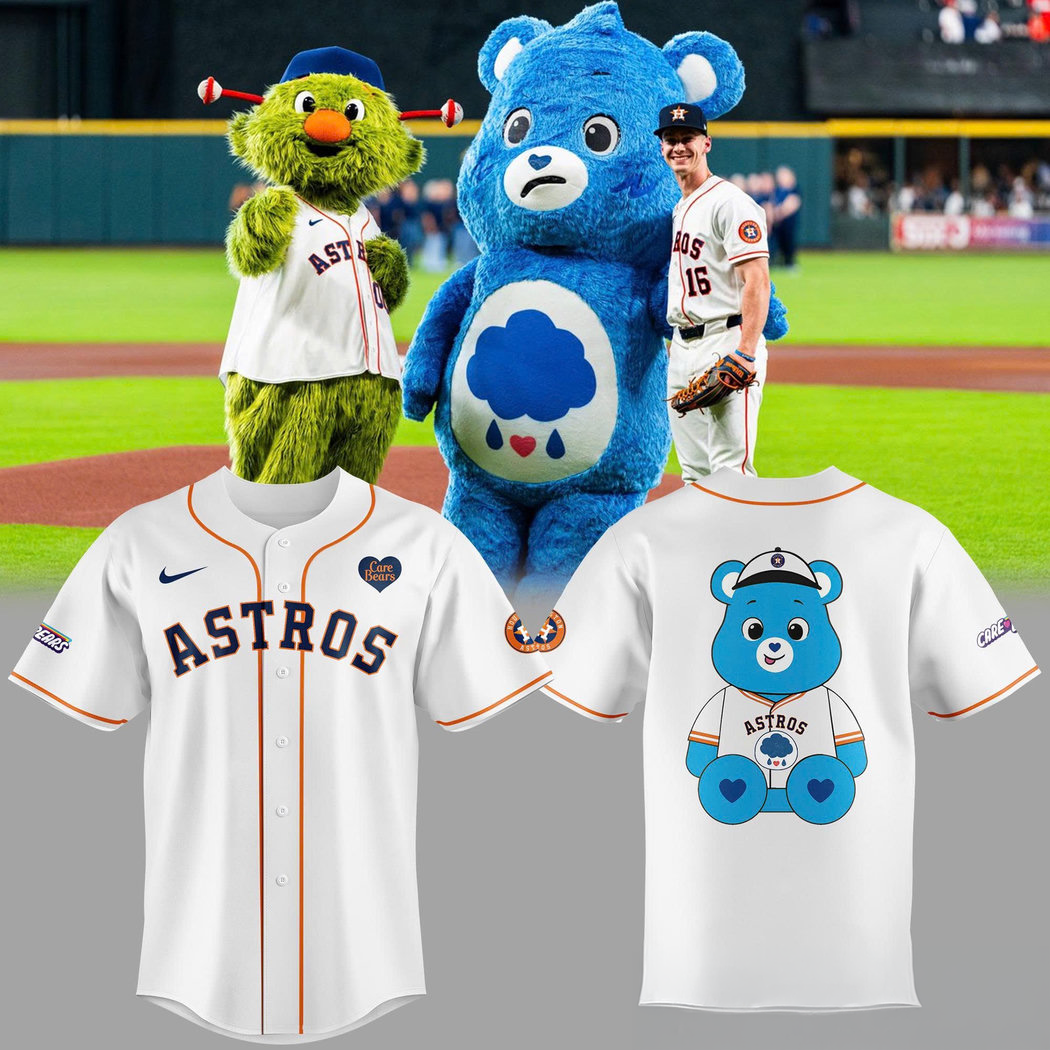 Houston Astros x Care Bears Night Baseball Jersey Special Edition Baseball Fan Character Game Night Apparel 1 - Unicasport Houston Astros x Care Bears Night Baseball Jersey Special Edition Baseball Fan Character Game Night Apparel