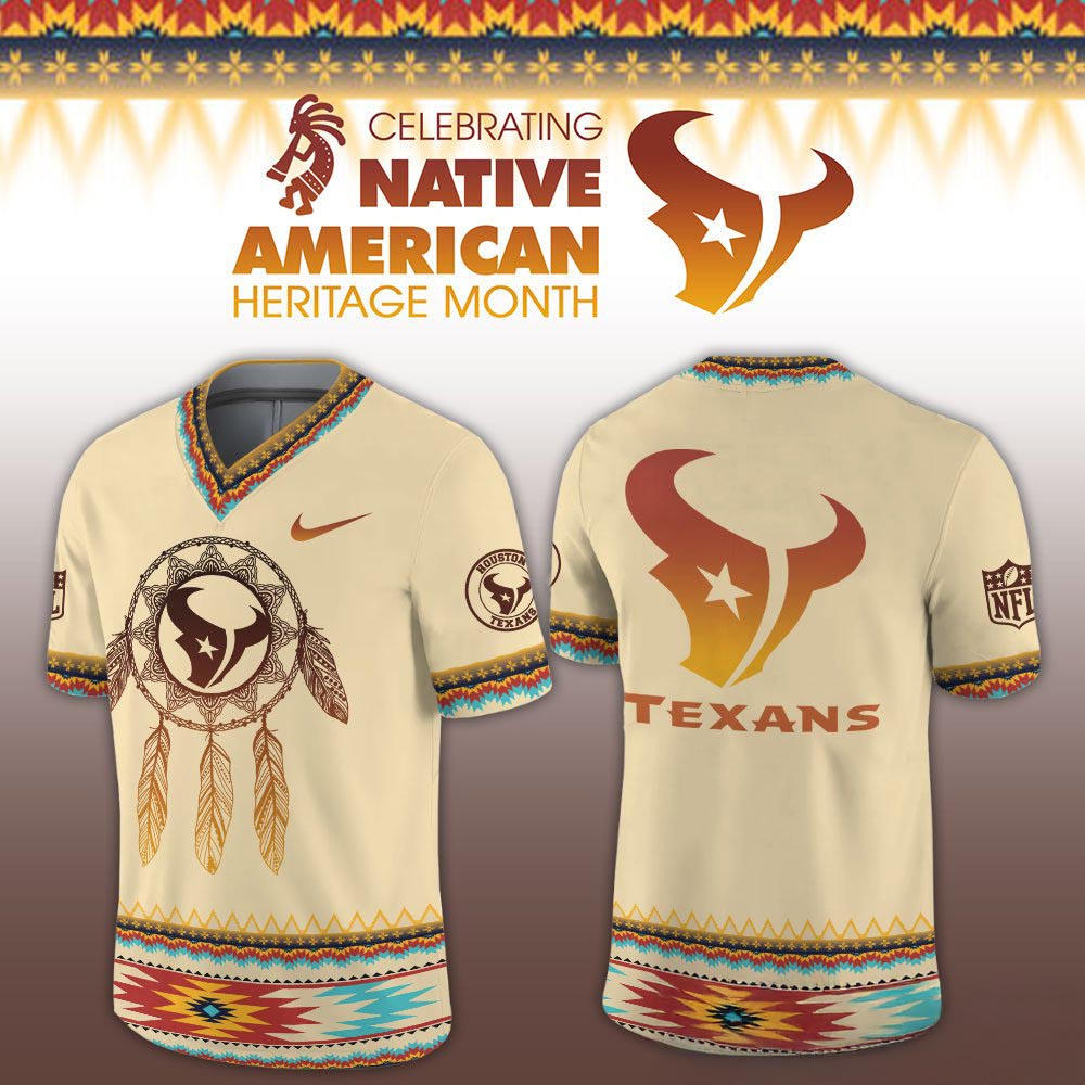 Houston Texans Native American Heritage Limited Football Jersey Heritage Celebration Fan Apparel 1 - Unicasport Houston Texans Native American Heritage Limited Football Jersey Heritage Celebration Fan Apparel