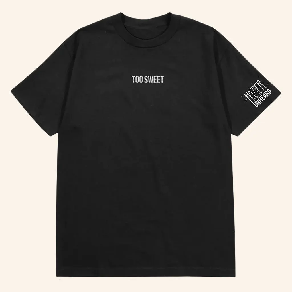 Hozier Merch Tour 2025 Too Sweet Black TShirt Cool Gifts For Music Lovers