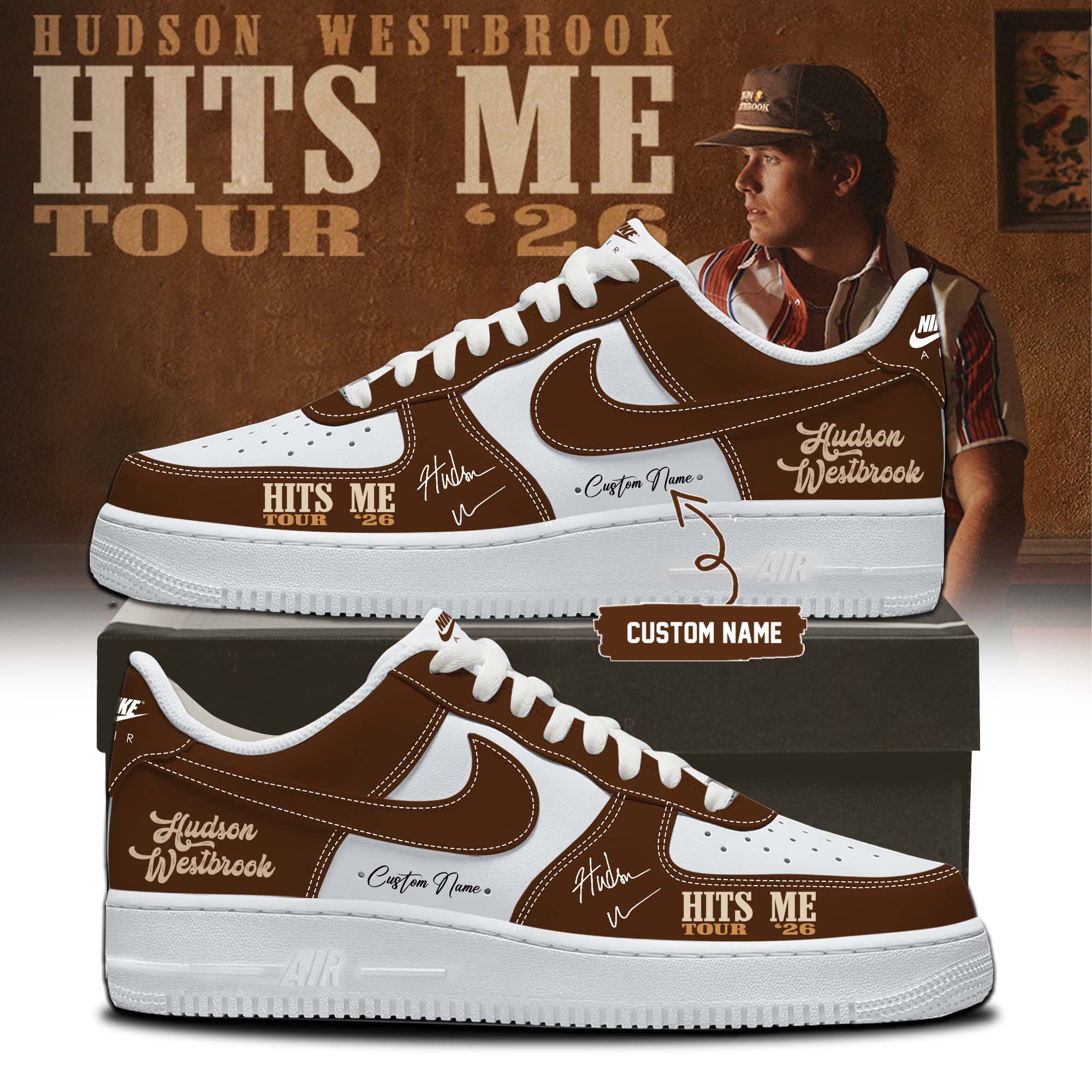 Hudson Westbrook Hits Me Tour 2026 Collector Casual Footwear