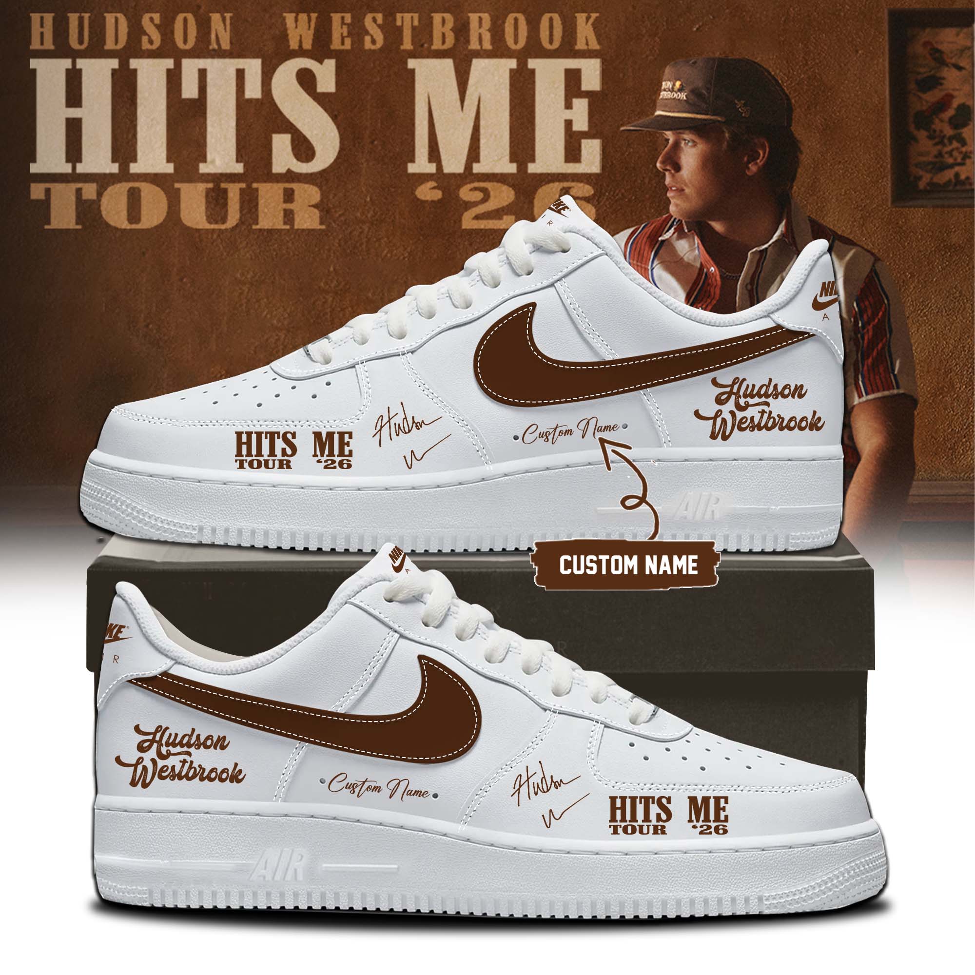 Hudson Westbrook Hits Me Tour 2026 Premium Lifestyle Shoes