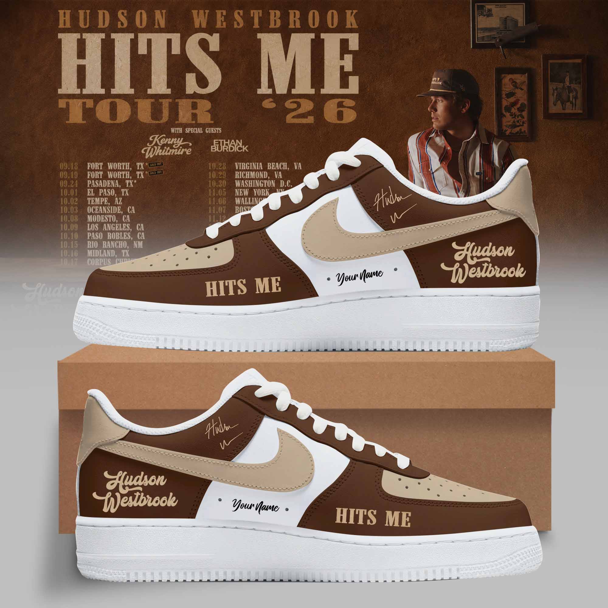 Hudson Westbrook Hits Me Tour 26 Collection Premium Casual Sneakers