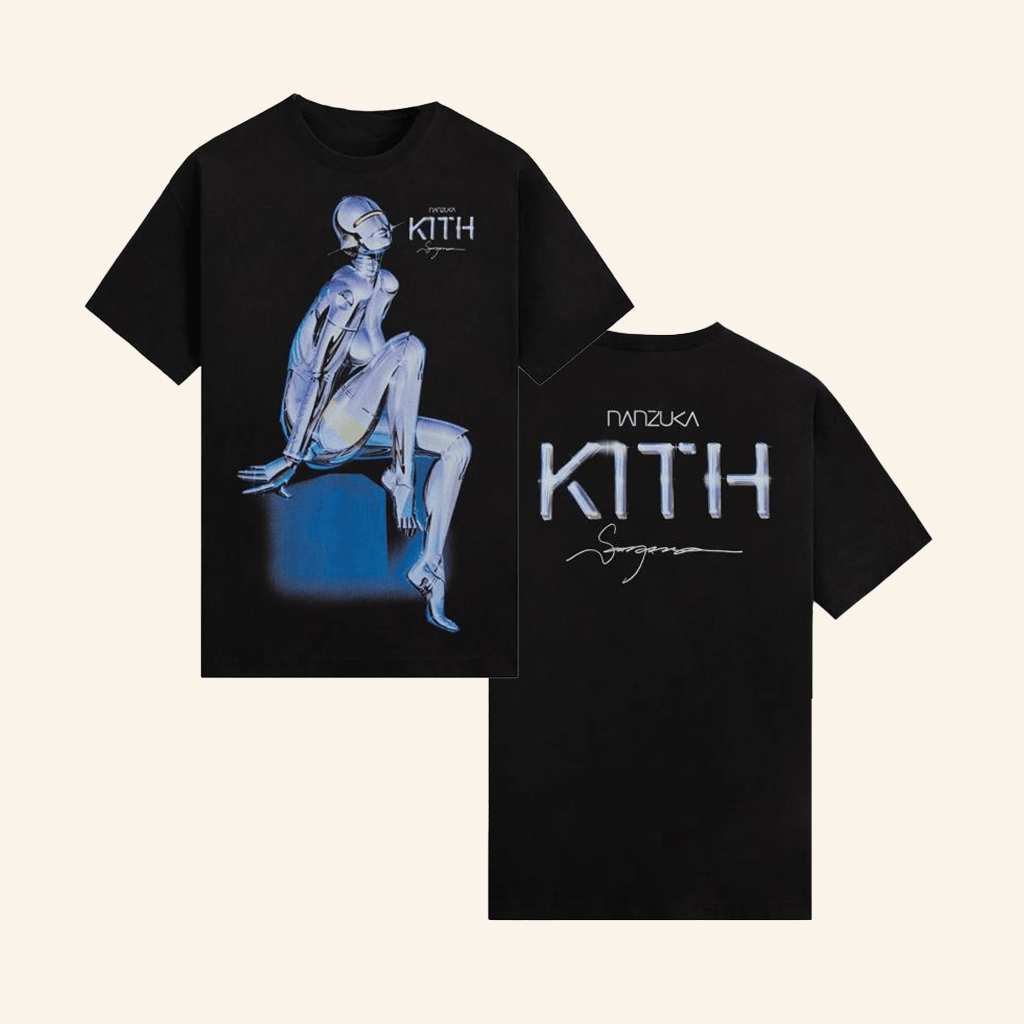 Hypebeast Merch Kith X Nanzuka Gallery Sorayama Model A TShirt Gifts For Fans