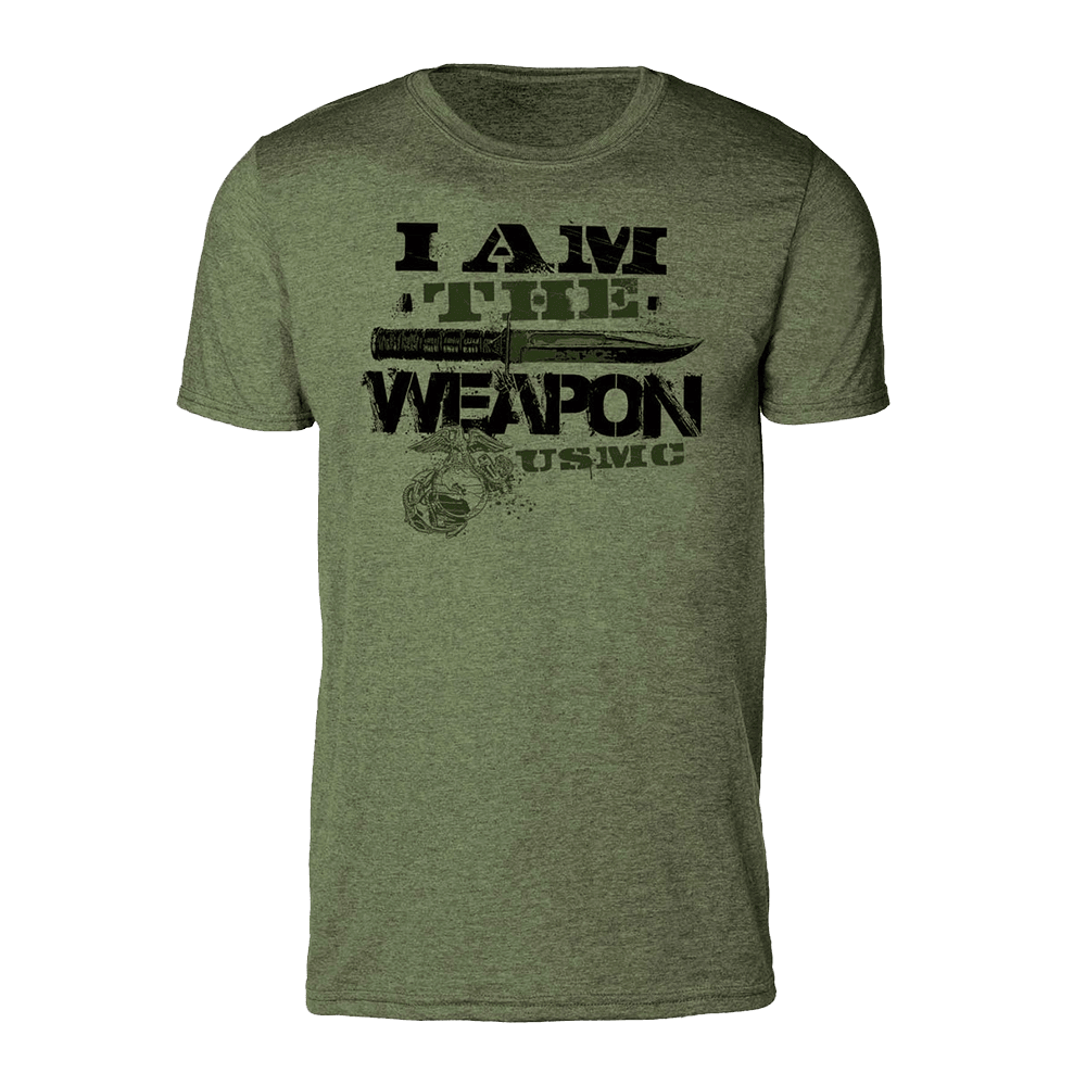 I Am The Weapon Shirt Usmc TShirt FatherSsDay Gifts For Grandpa Birthday Gift for Husband