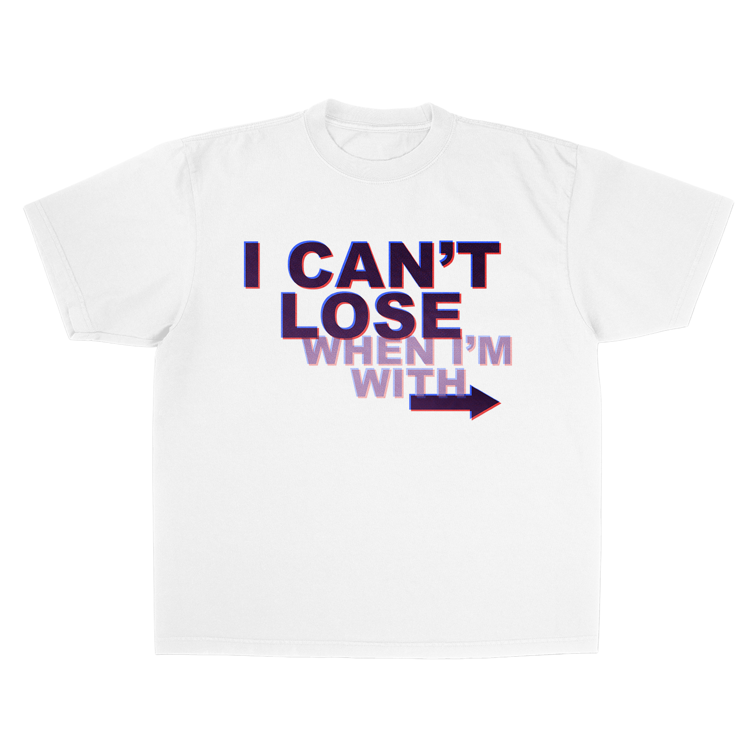 I Can't Lose Arrow Tee - Right