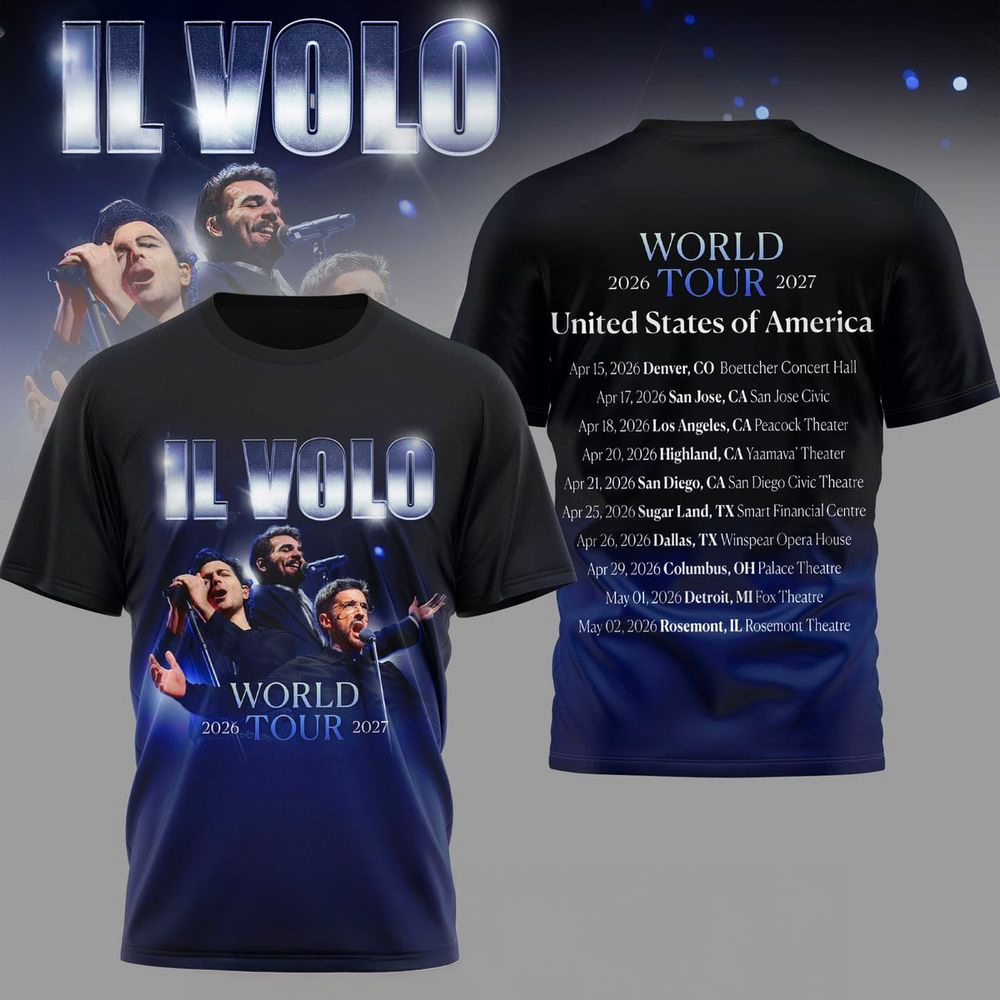 IL VOLO World Tour 2026 TShirt
