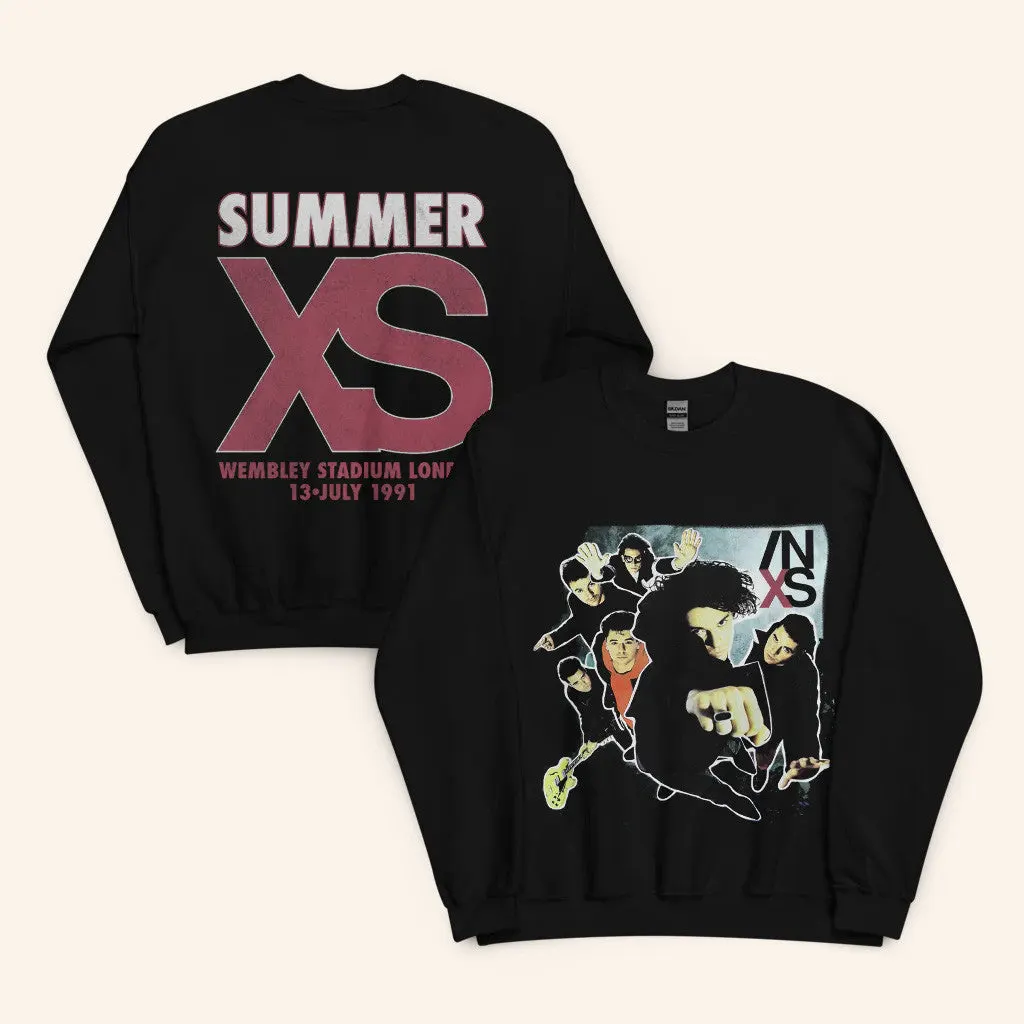 INXS Merch INXS Live At Wembley 1991 Sweatshirt Birthday Gift For Dad