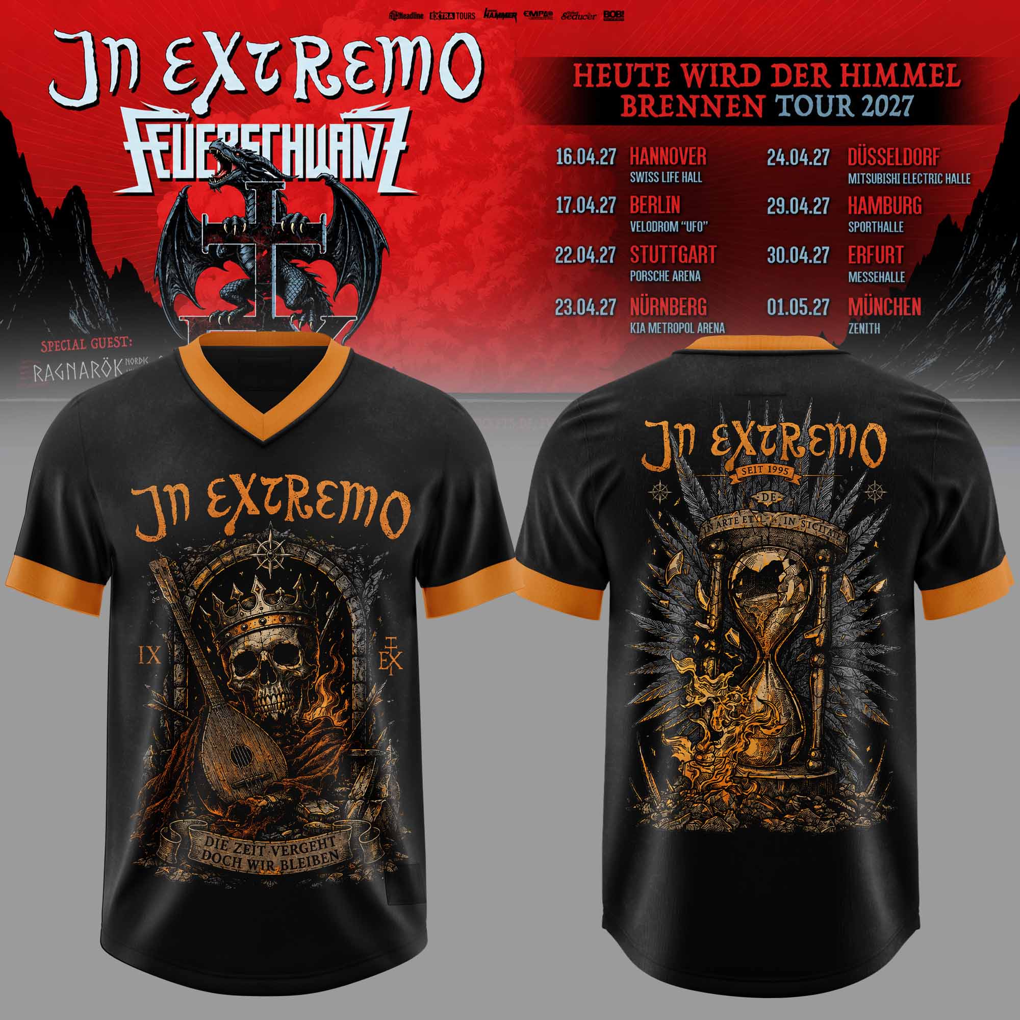 IX FRSCHWNZ Heute Wird Der Himmel Brennen Tour 2027 Graphic Football Jersey Music Fanwear 1 - Unicasport IX FRSCHWNZ Heute Wird Der Himmel Brennen Tour 2027 Graphic Football Jersey Music Fanwear