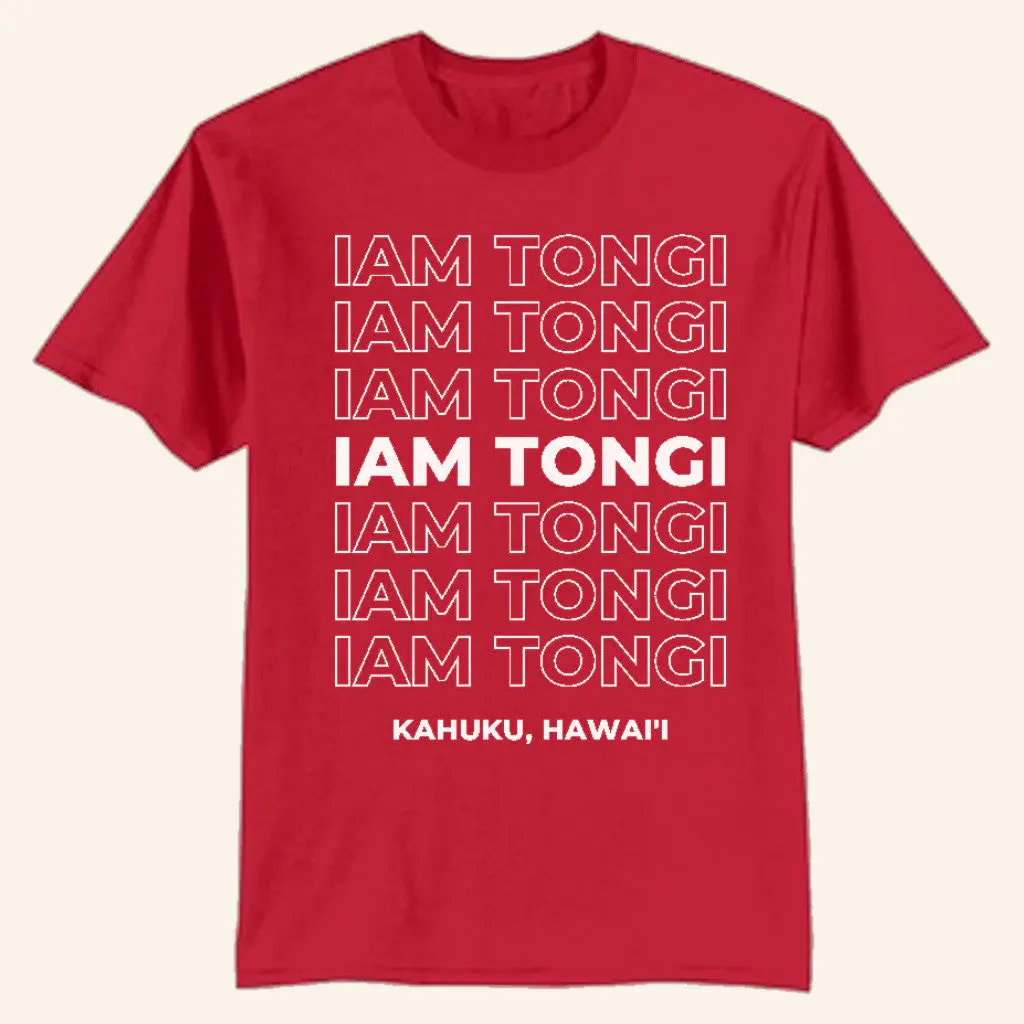 Iam Tongi Merch Red Logo TShirt Gift Ideas For Friends