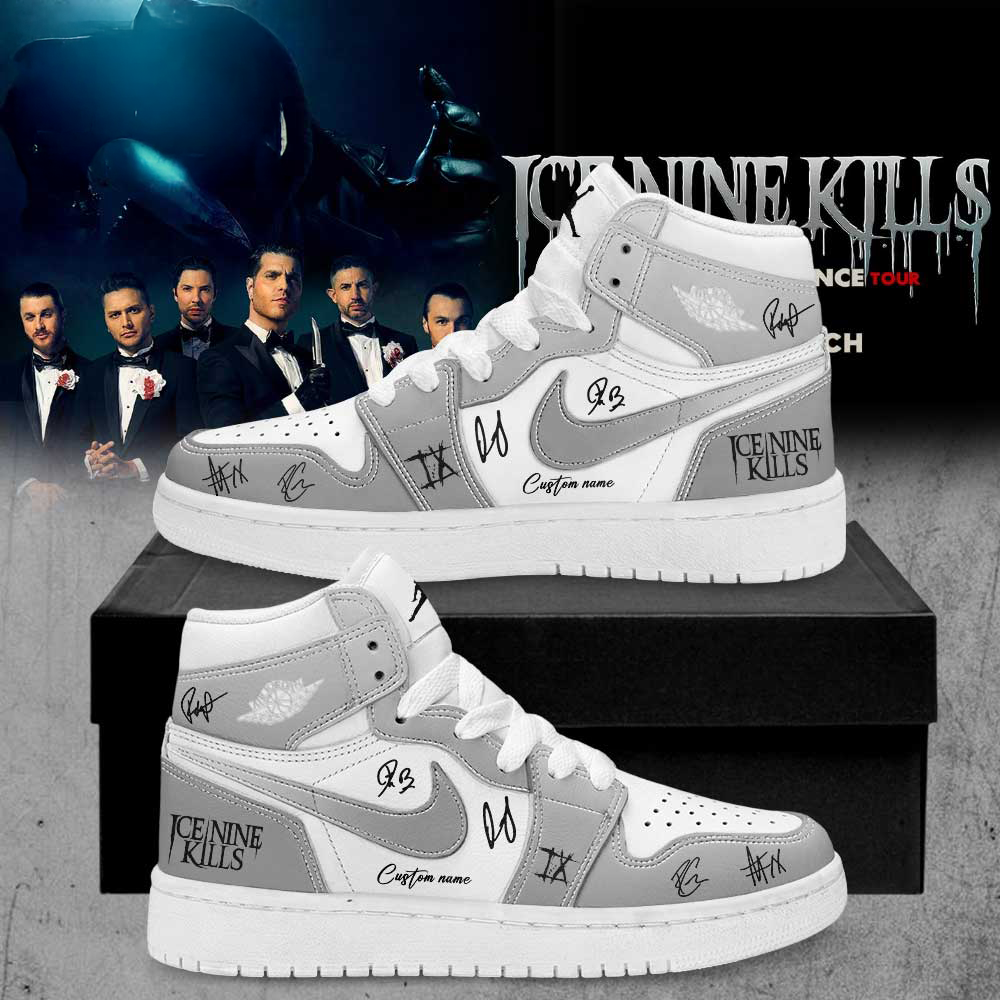 Ice Nine Kills March In Silence Tour 2026 JD Sneakers Fan Gift