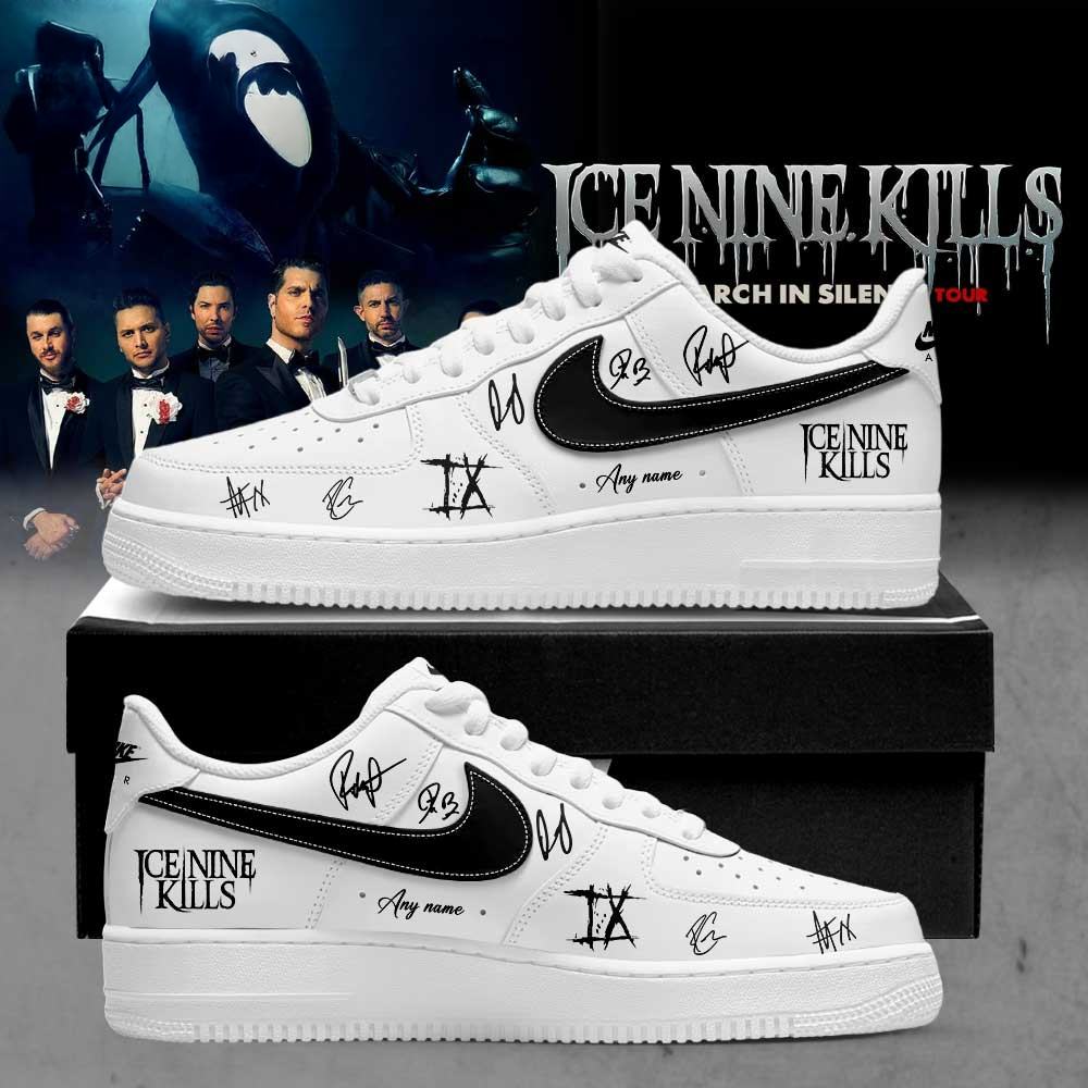 Ice Nine Kills March In Silence Tour 2026 Limited Edition Air Force 1 Sneakers