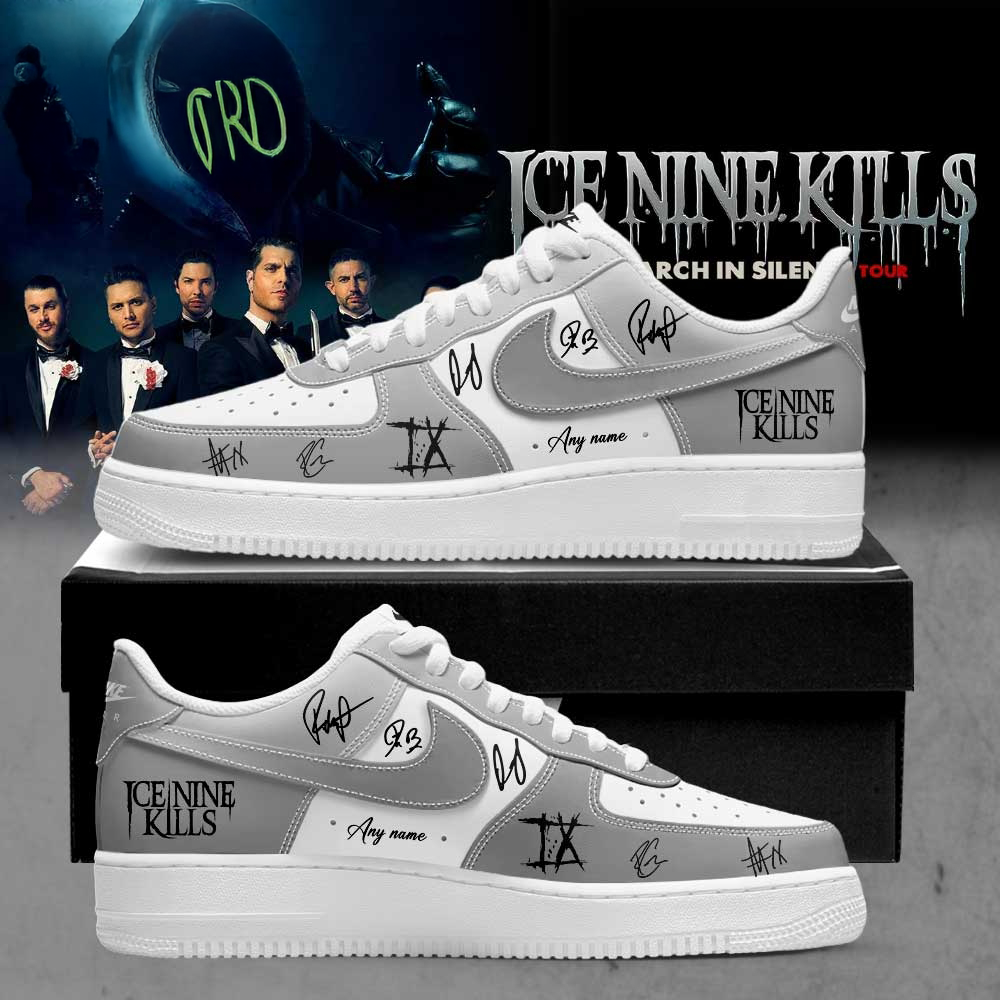 Ice Nine Kills March In Silence Tour 2026 Personalized Air Force 1 Sneakers